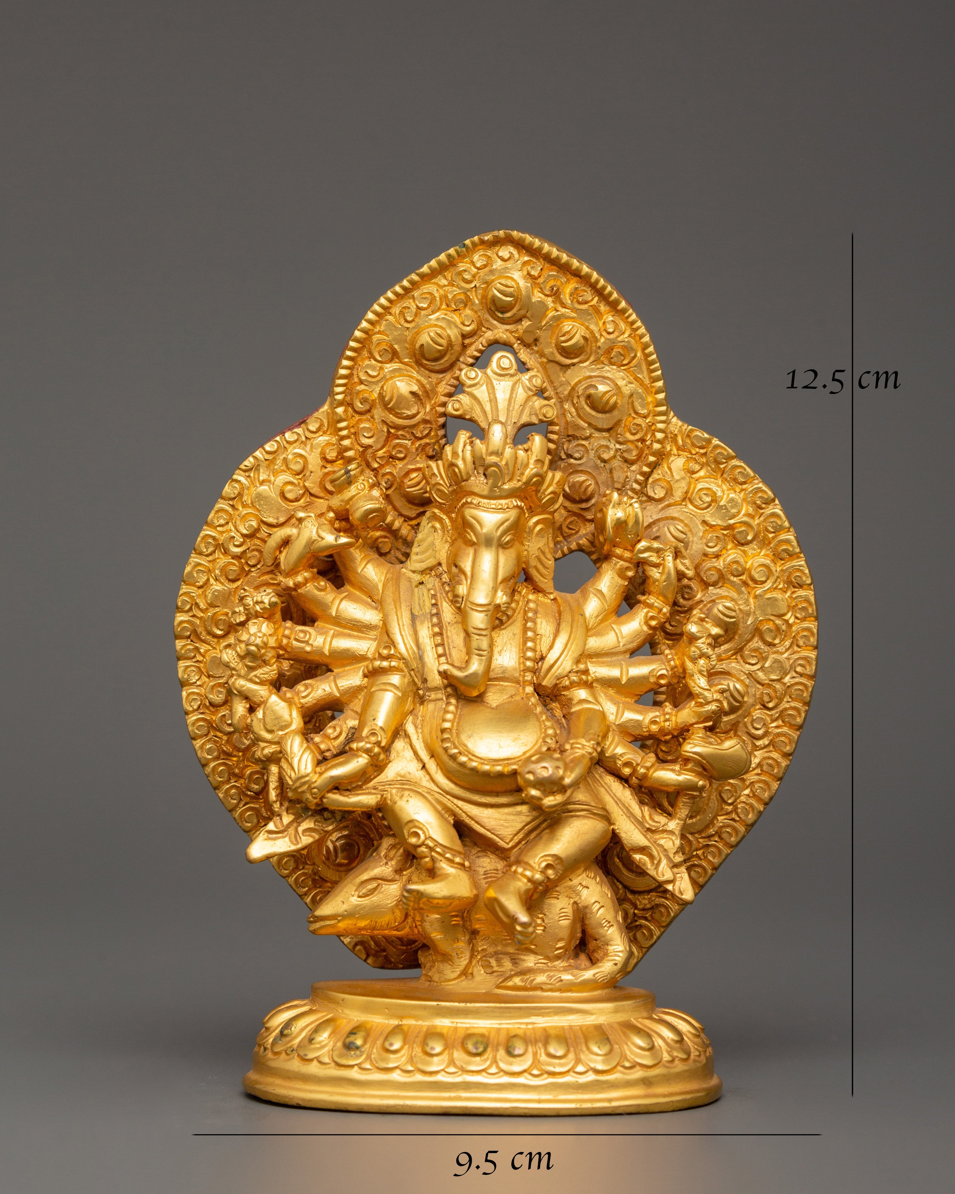 Gold-Plated Ganesh Statue | A Divine Symbol of Prosperity