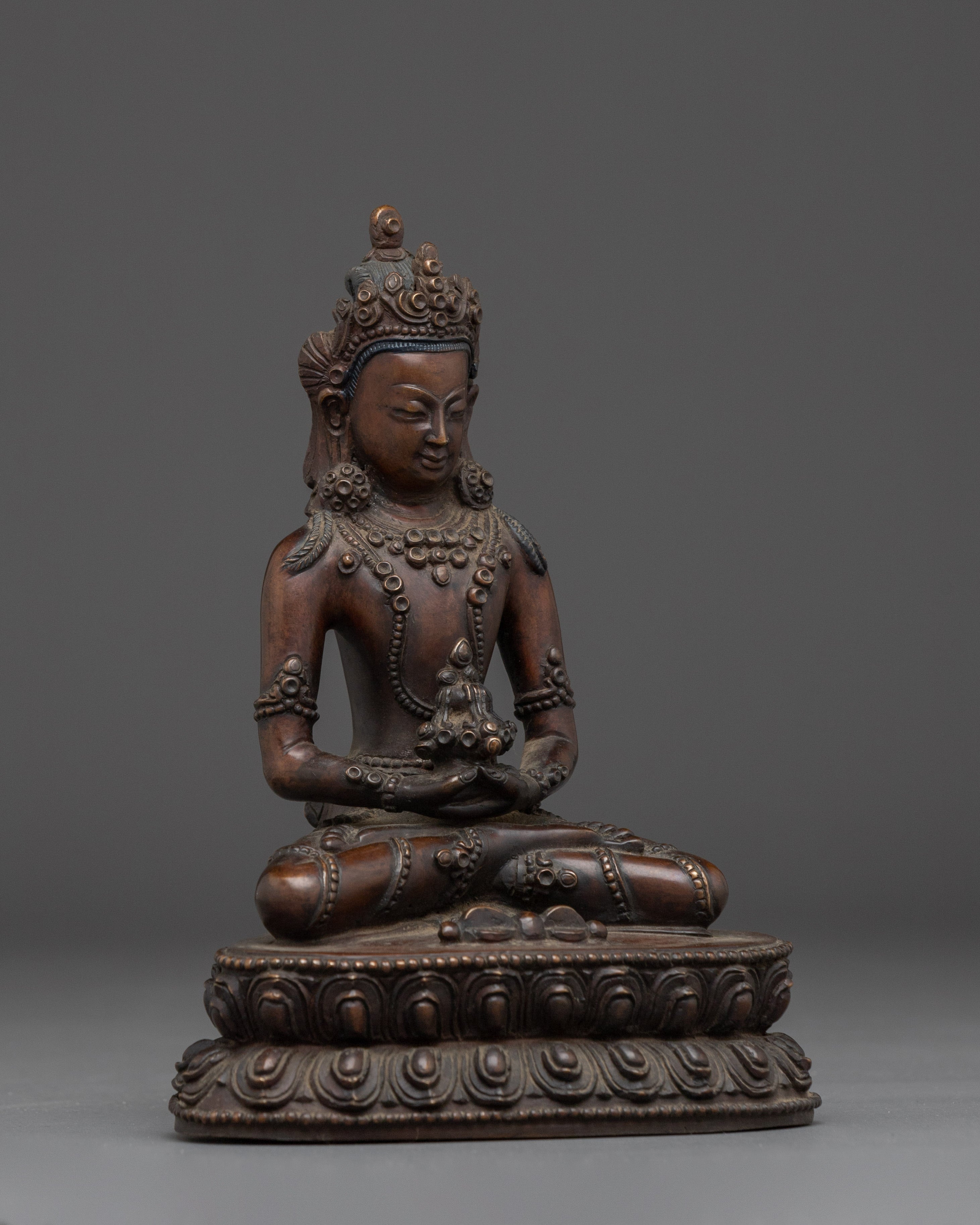 Boddhisattva Oxidized Set | Seven Tibetan Deities