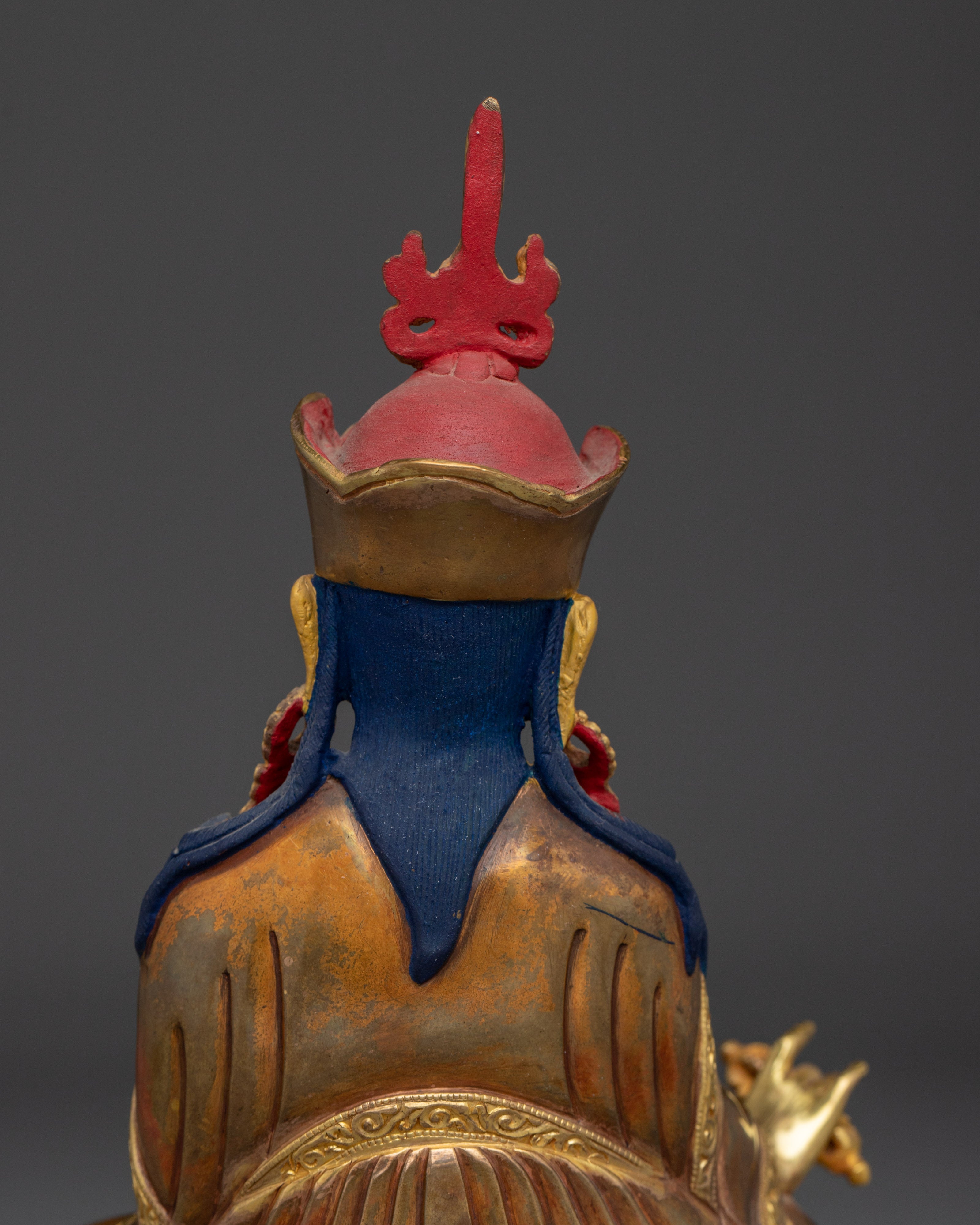 Tibetan Meditating Lord Padmasambhava Statue | Buddha of Spiritual Enlightenment