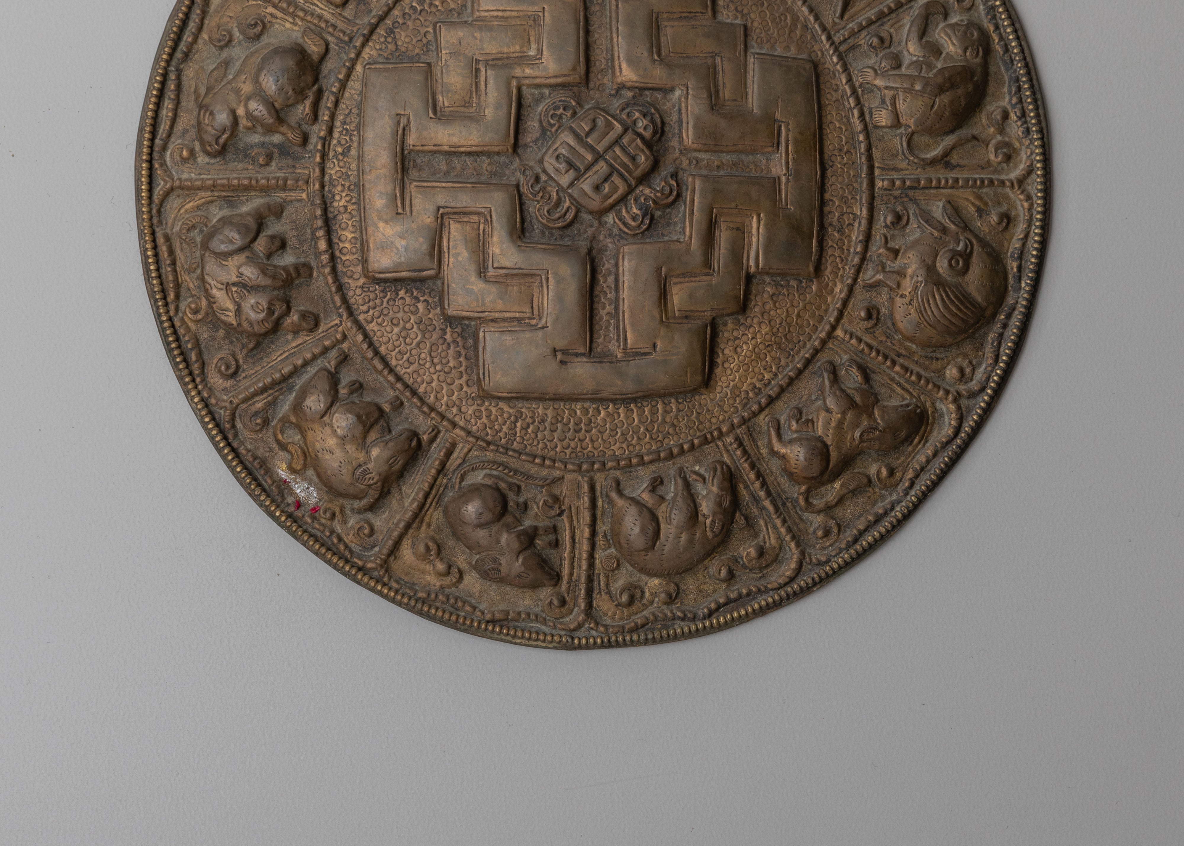 Handmade Mandala Wall Hanging | Copper Artwork for Home Decor