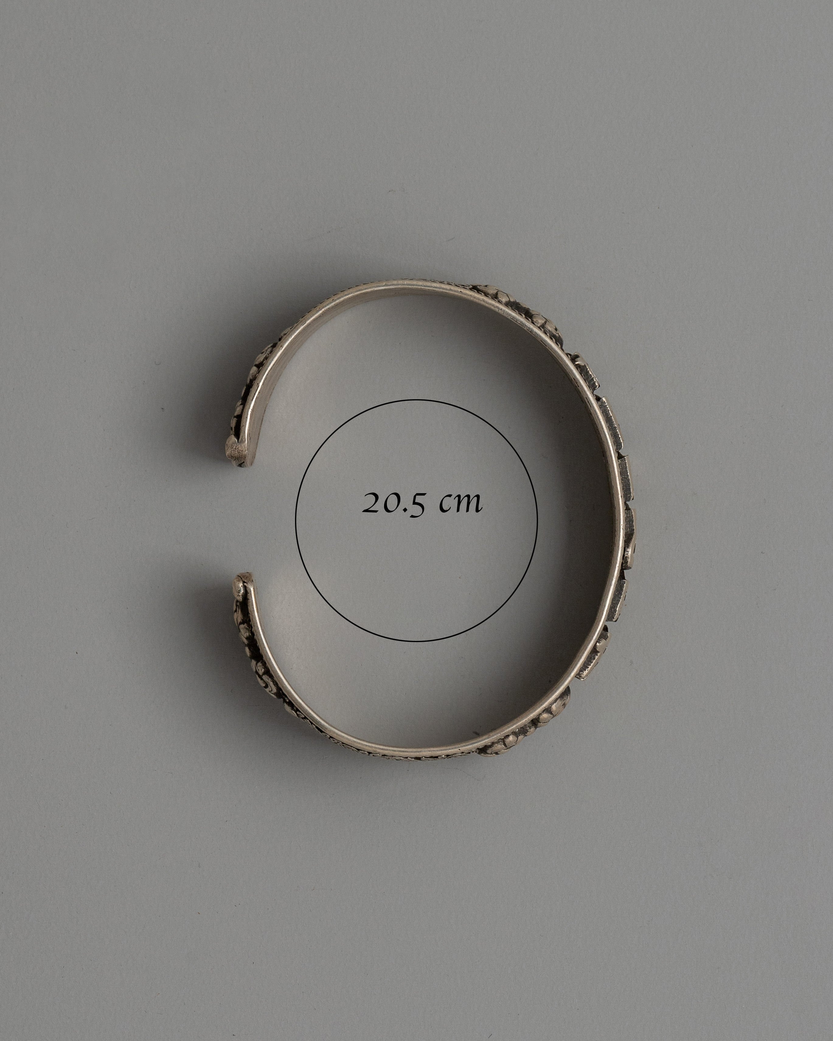 Sterling Silver Mantra Bracelet | Tibetan “Om Mani Padme Hum” Cuff