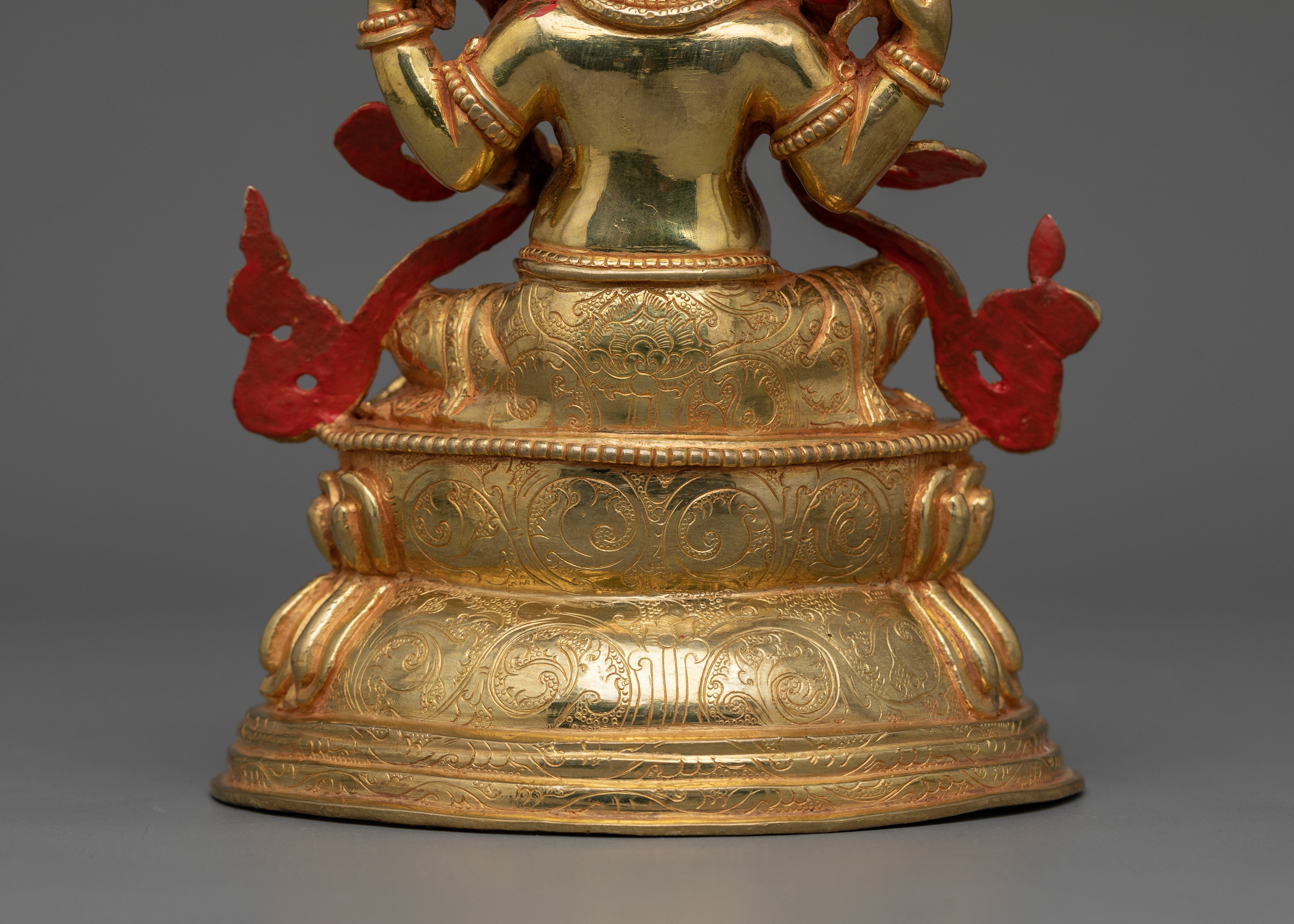 24K Gold Gilded Ganesh Statue |  The Remover of Obstacles