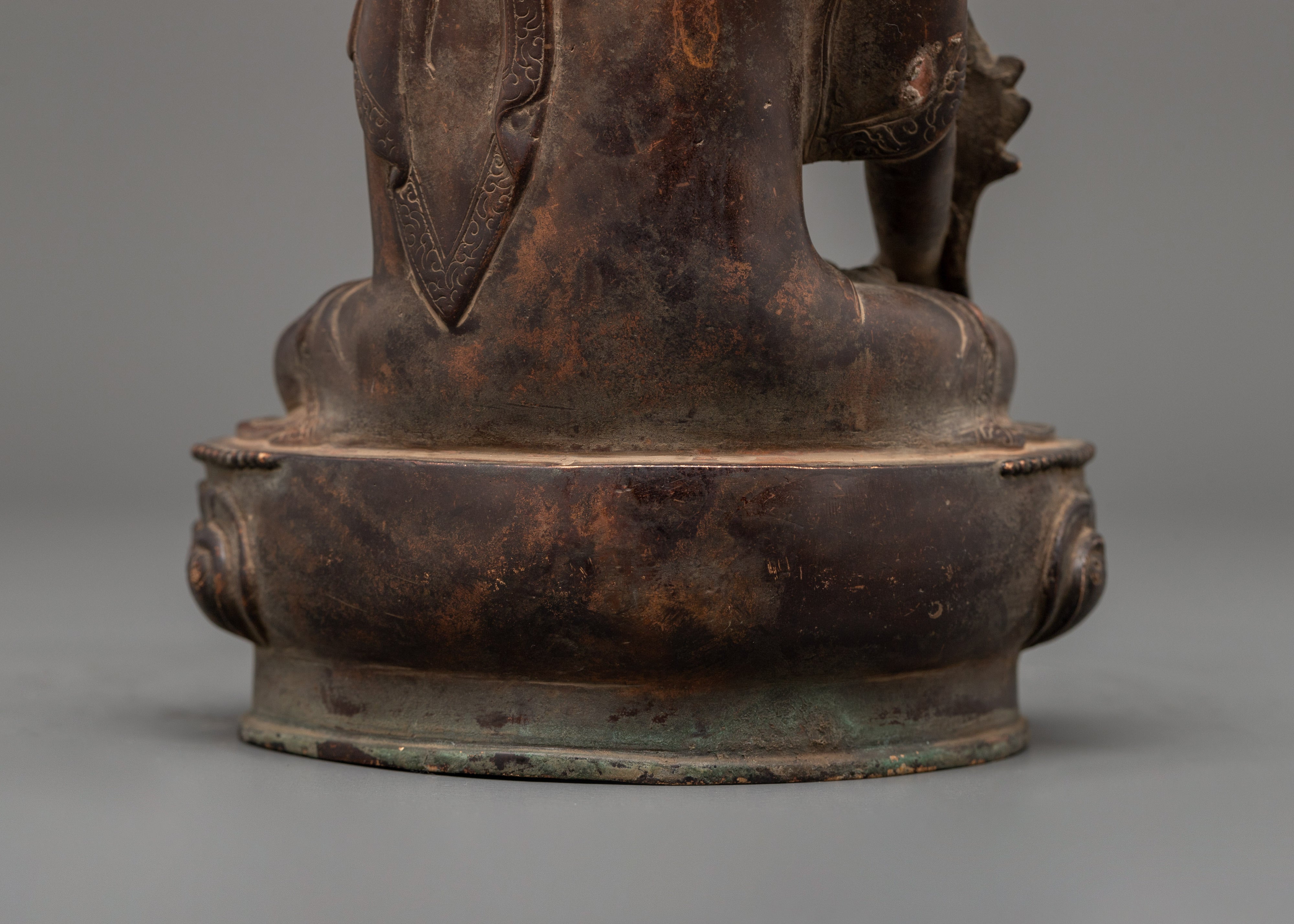 Oxidized Copper Medicine Buddha Statue | Symbol of Healing & Compassion