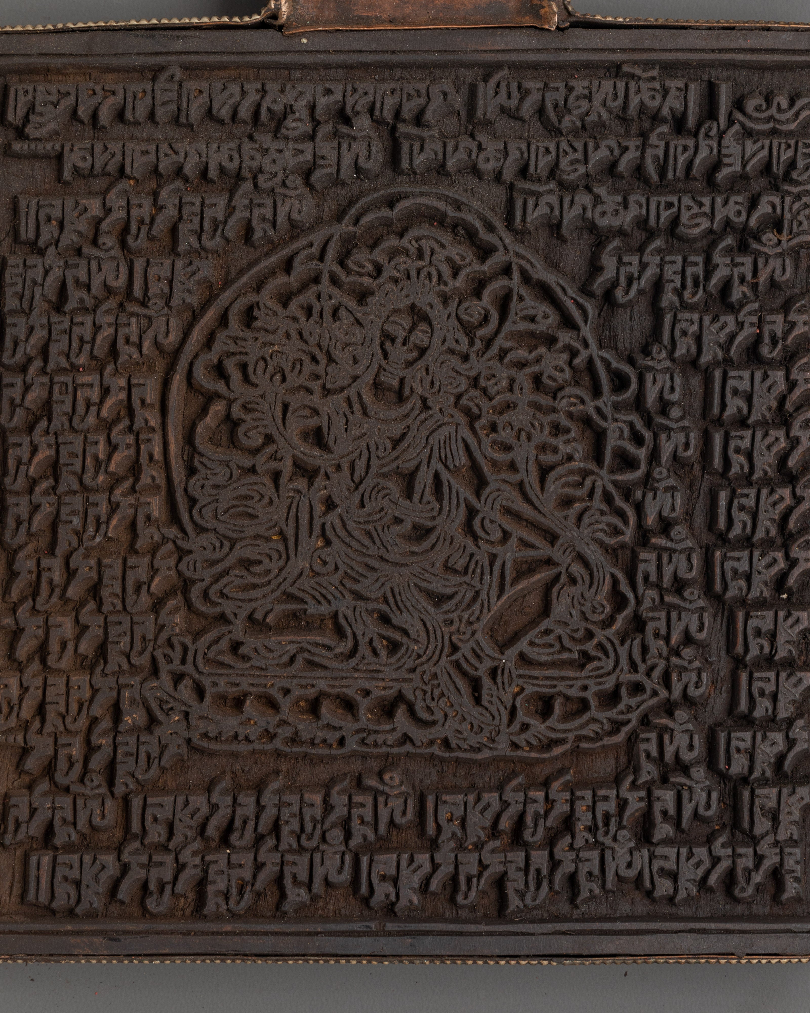Handcrafted Tibetan Ritual Stamp | Green Tara Carving