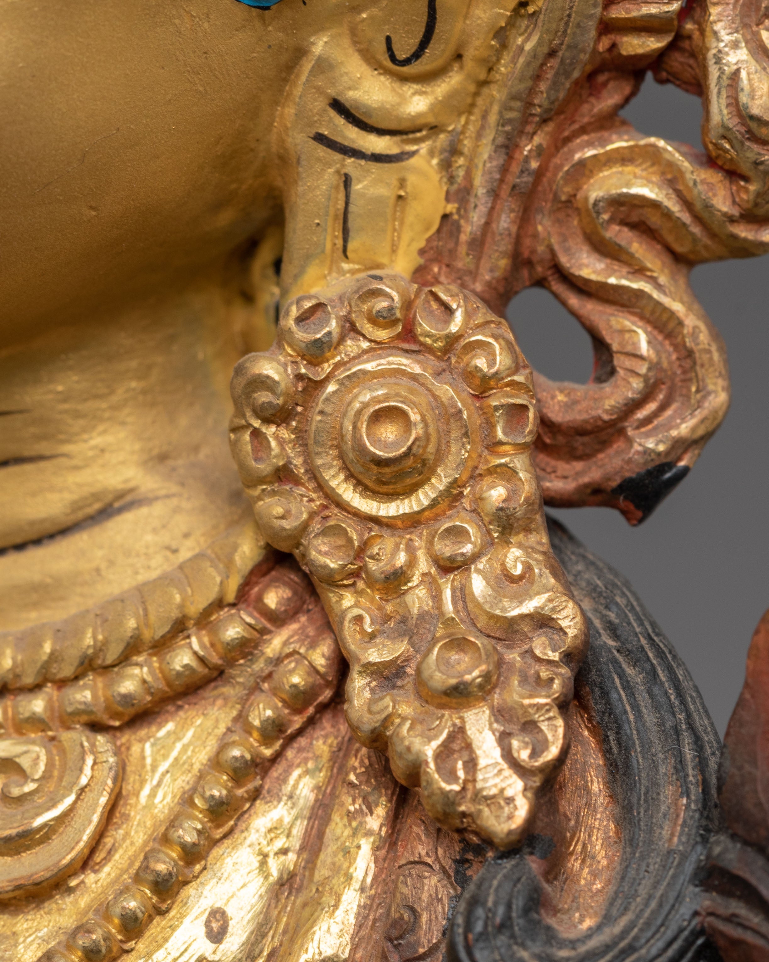 Oxidized Copper White Tara Statue | Buddhist Healing Tara