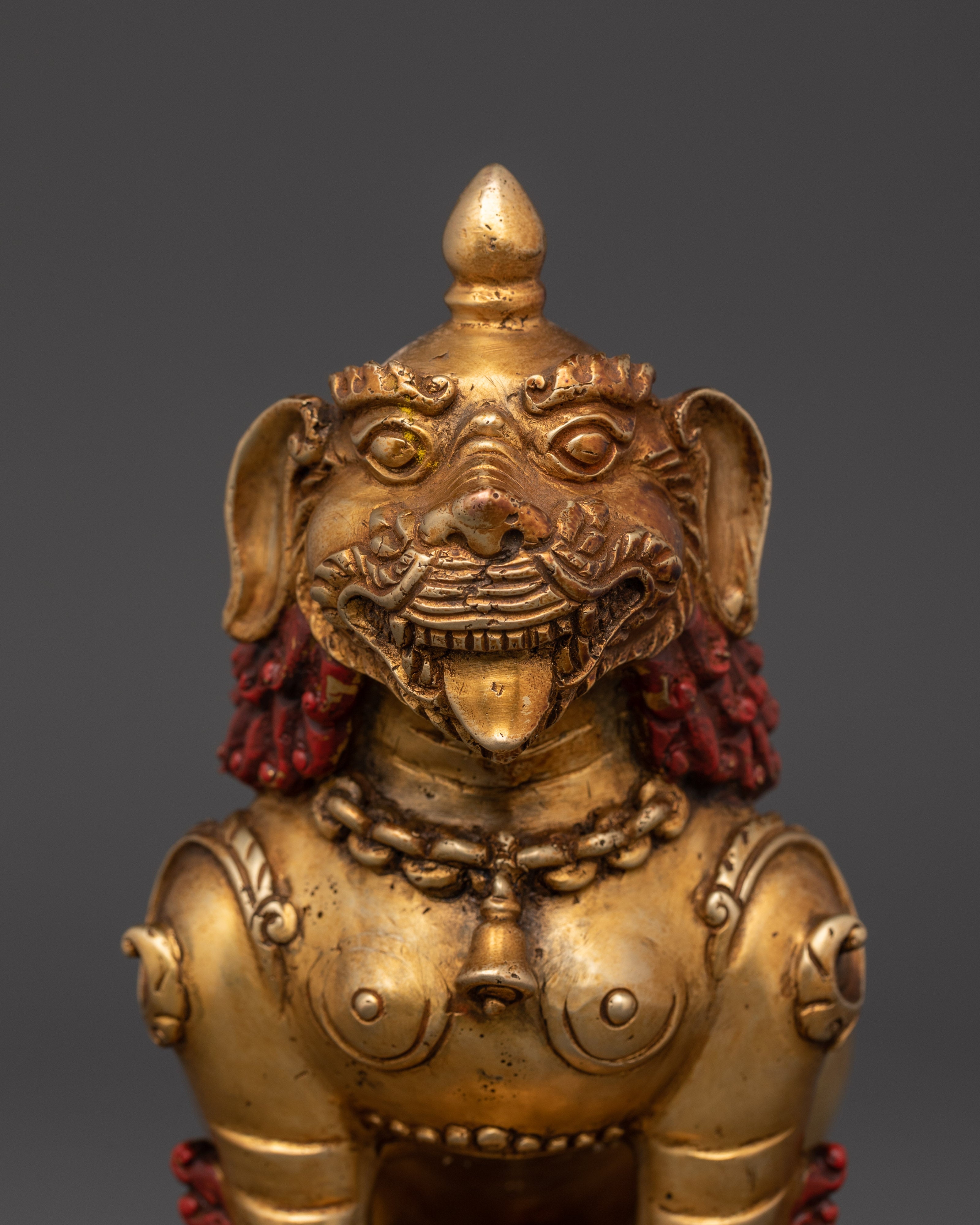 Handcrafted Copper Lion Set | Perfect for Living Room