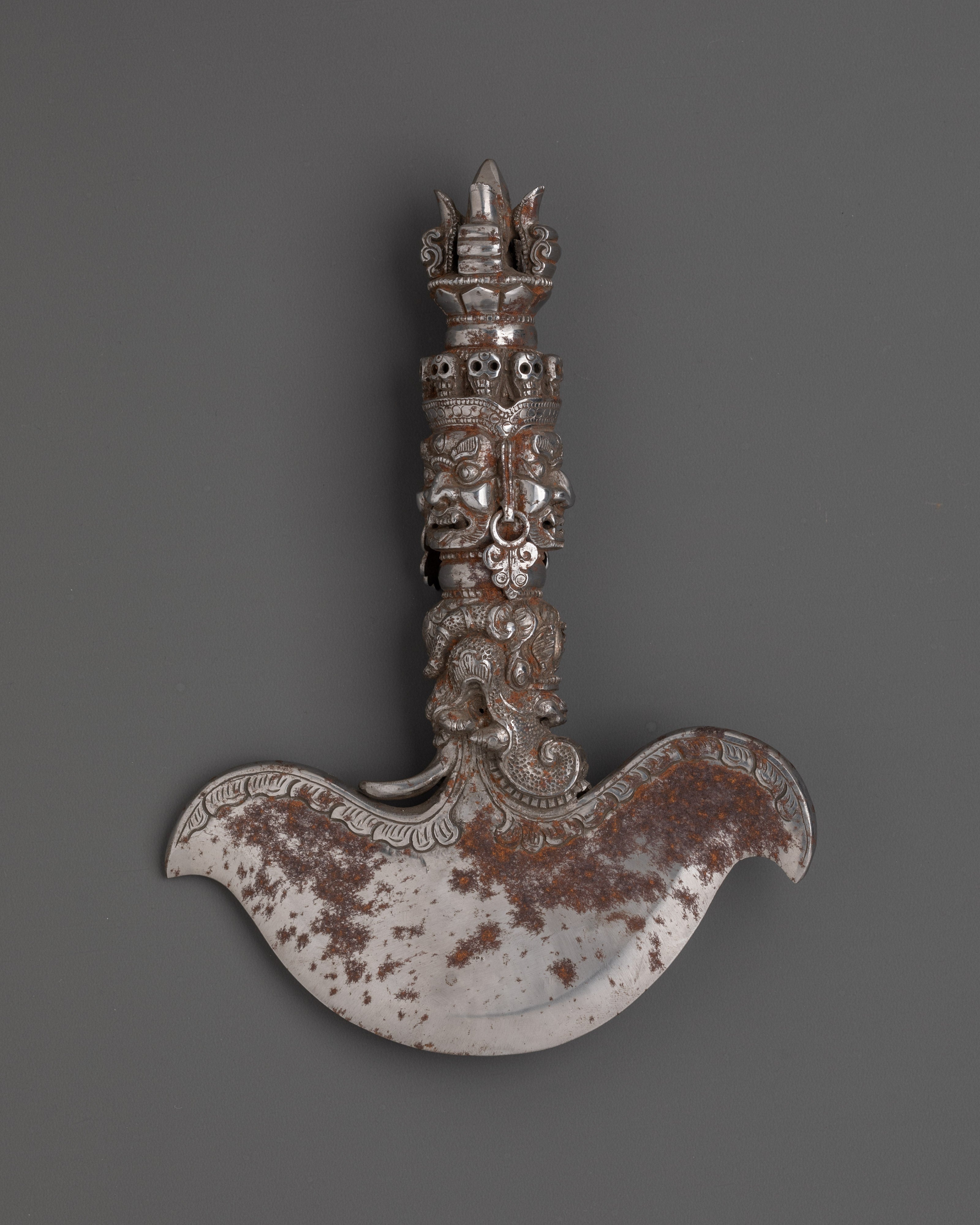 Sacred Kartika Ritual Knife | Tibetan Buddhist Vajrayana Tool For Spiritual Practices