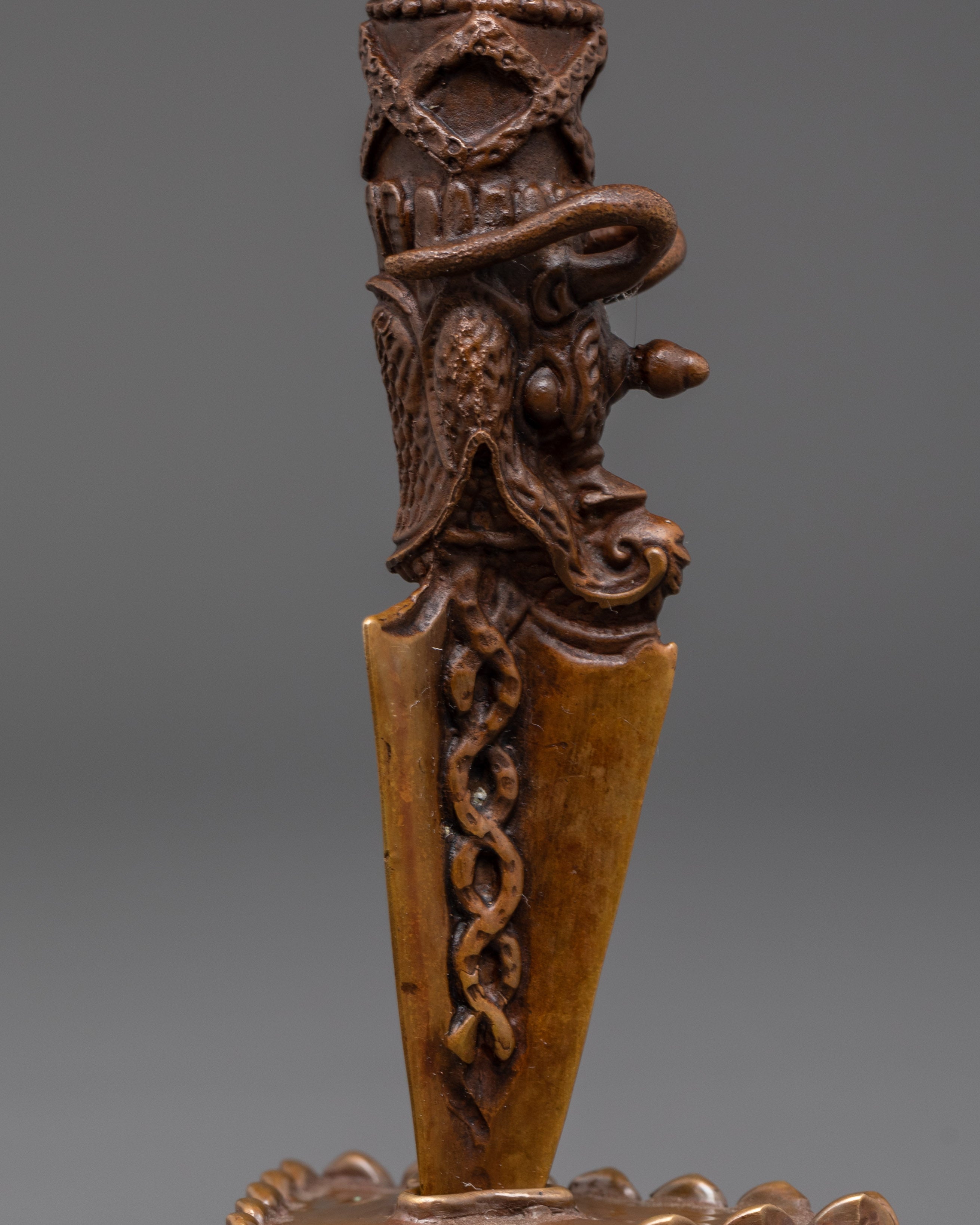 Handcrafted Tibetan Ritual Phurba | Spiritual Protection Dagger
