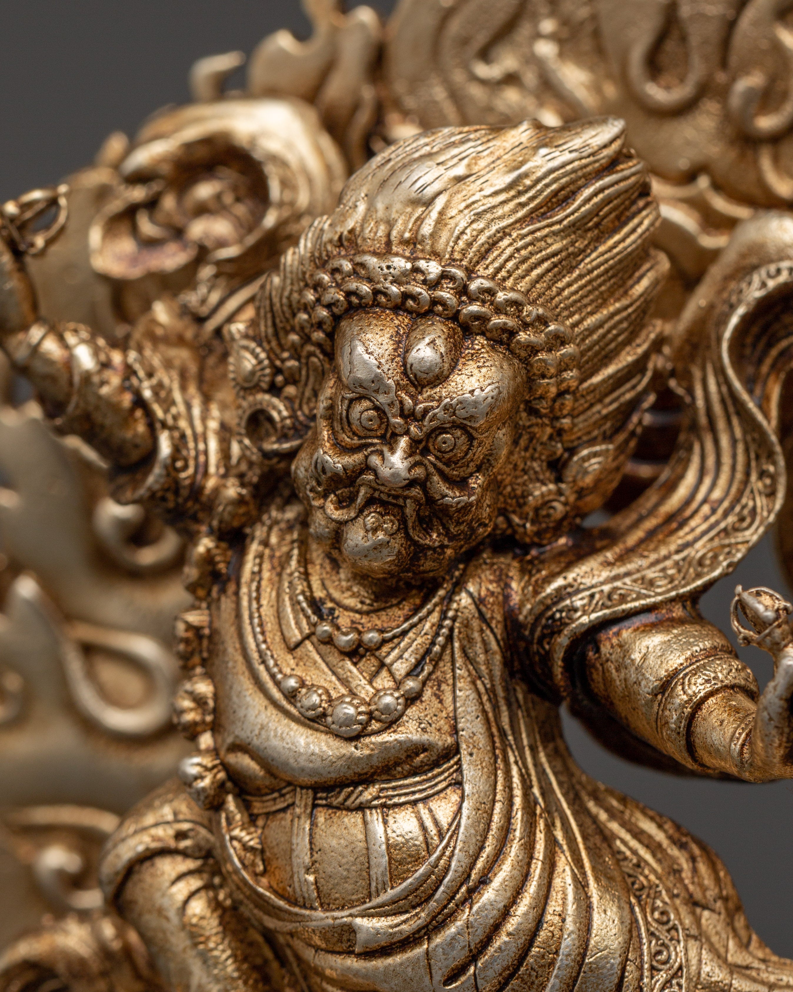 Guru Dorje Drollo Sculpture | A Fierce Statue for Your Spiritual Practice