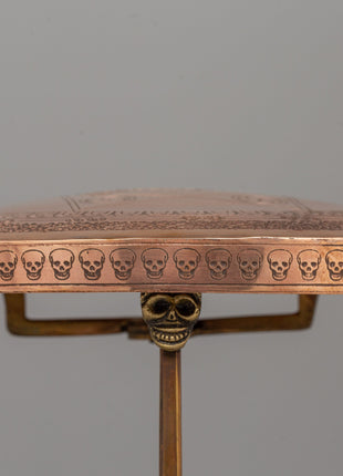 3-Leg Copper Stand | Display Piece for Sacred Ritual Tools and Decor Accents