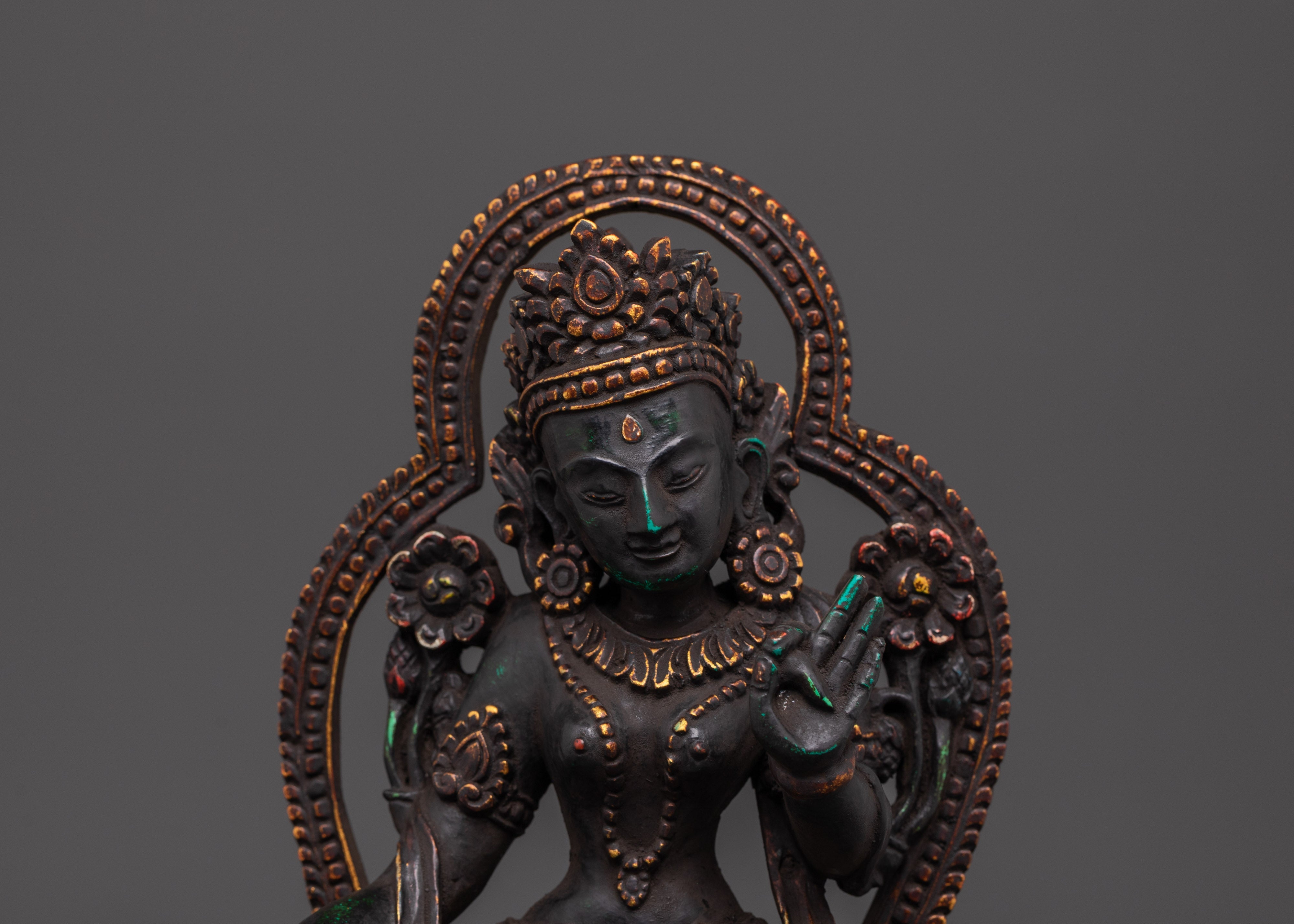 Handmade Tara Statue | Green Tara