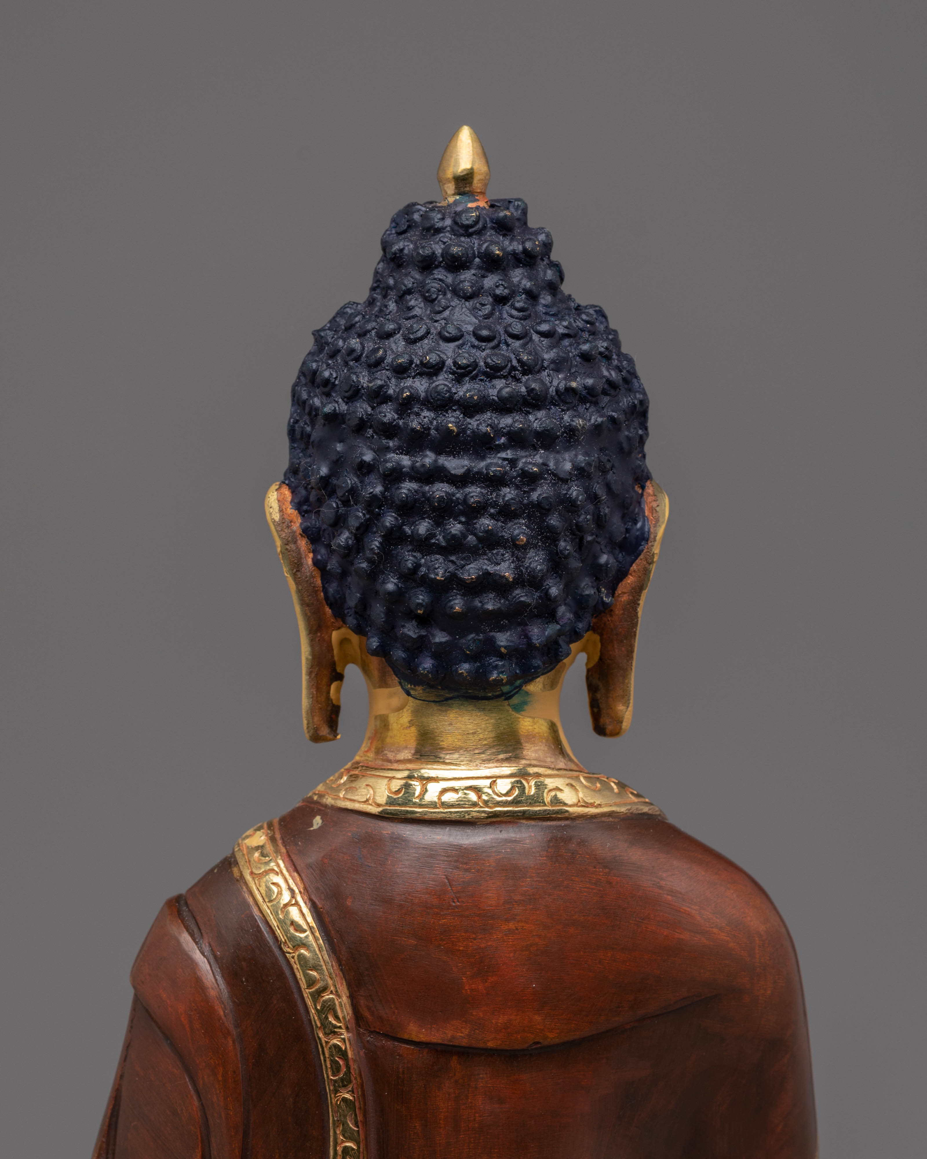 Handmade Copper Statue of Shakyamuni Buddha | Symbol of Enlightenment