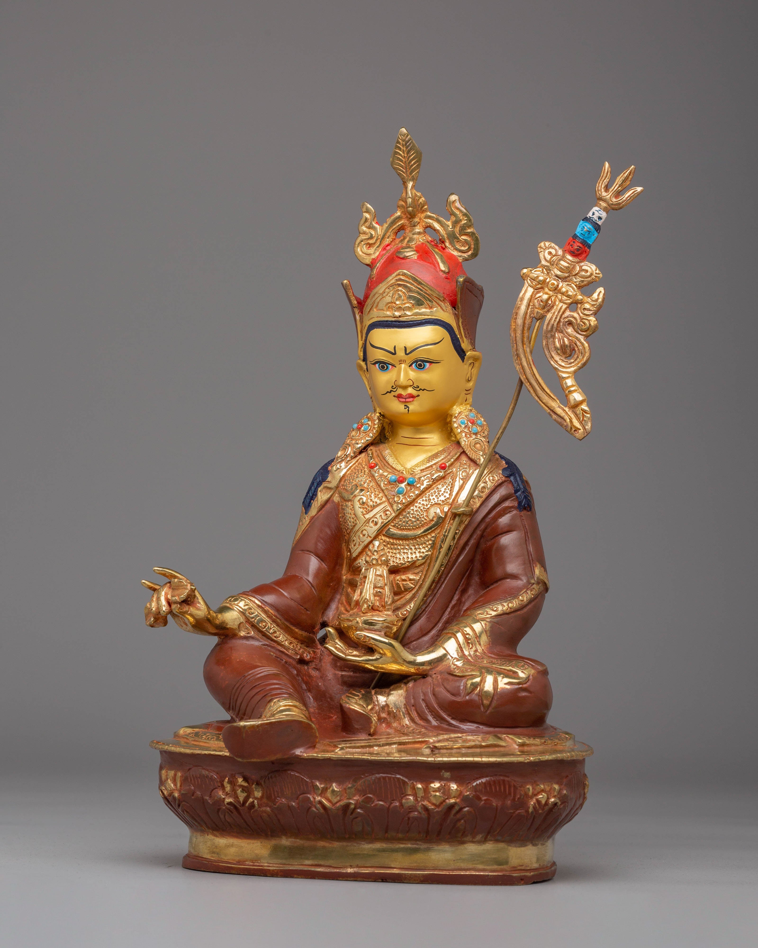 Handcrafted Guru Padmasambhava Statue | Spiritual Decor