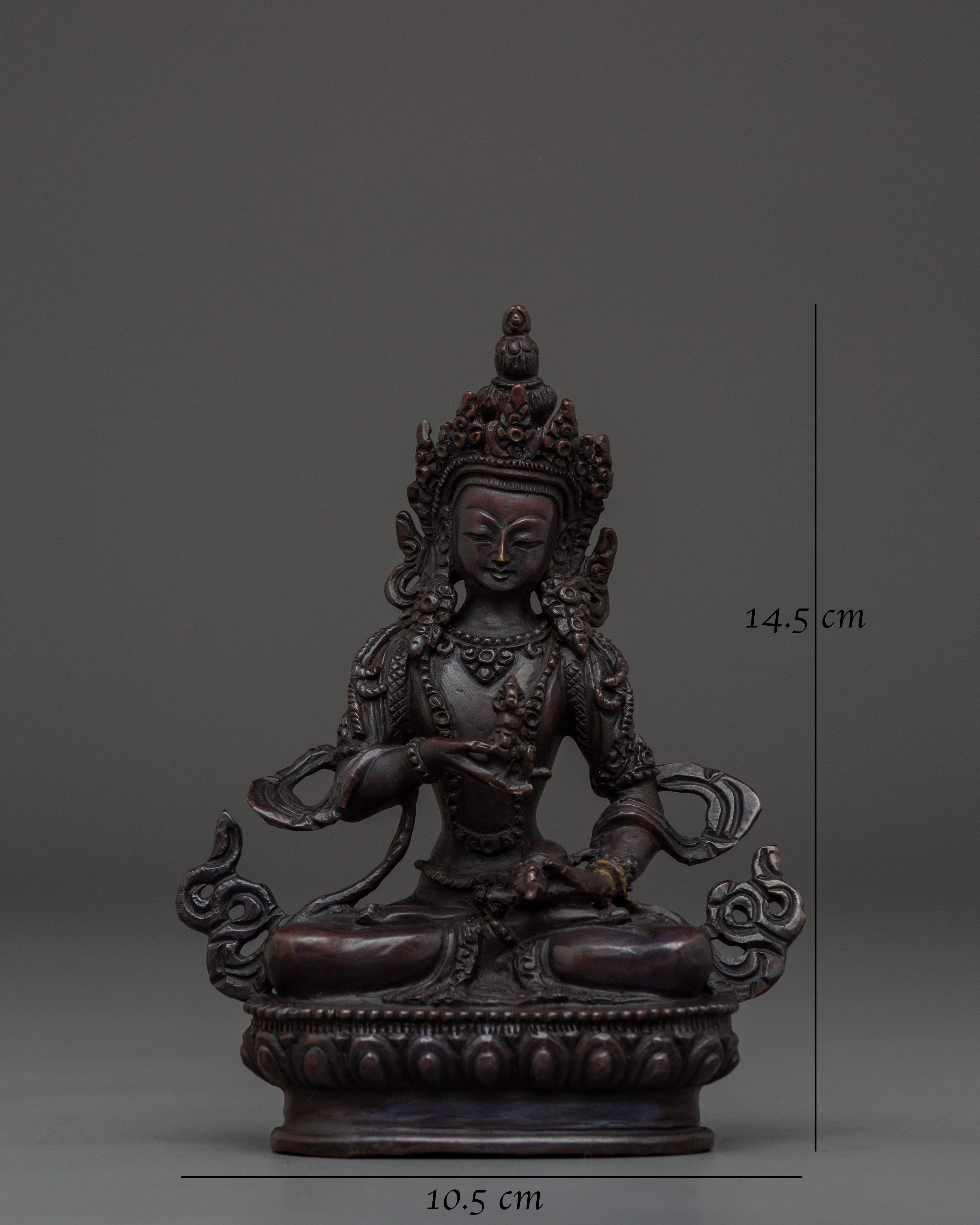 Oxidized Copper Vajrasattva | Statue for Meditation & Blessings