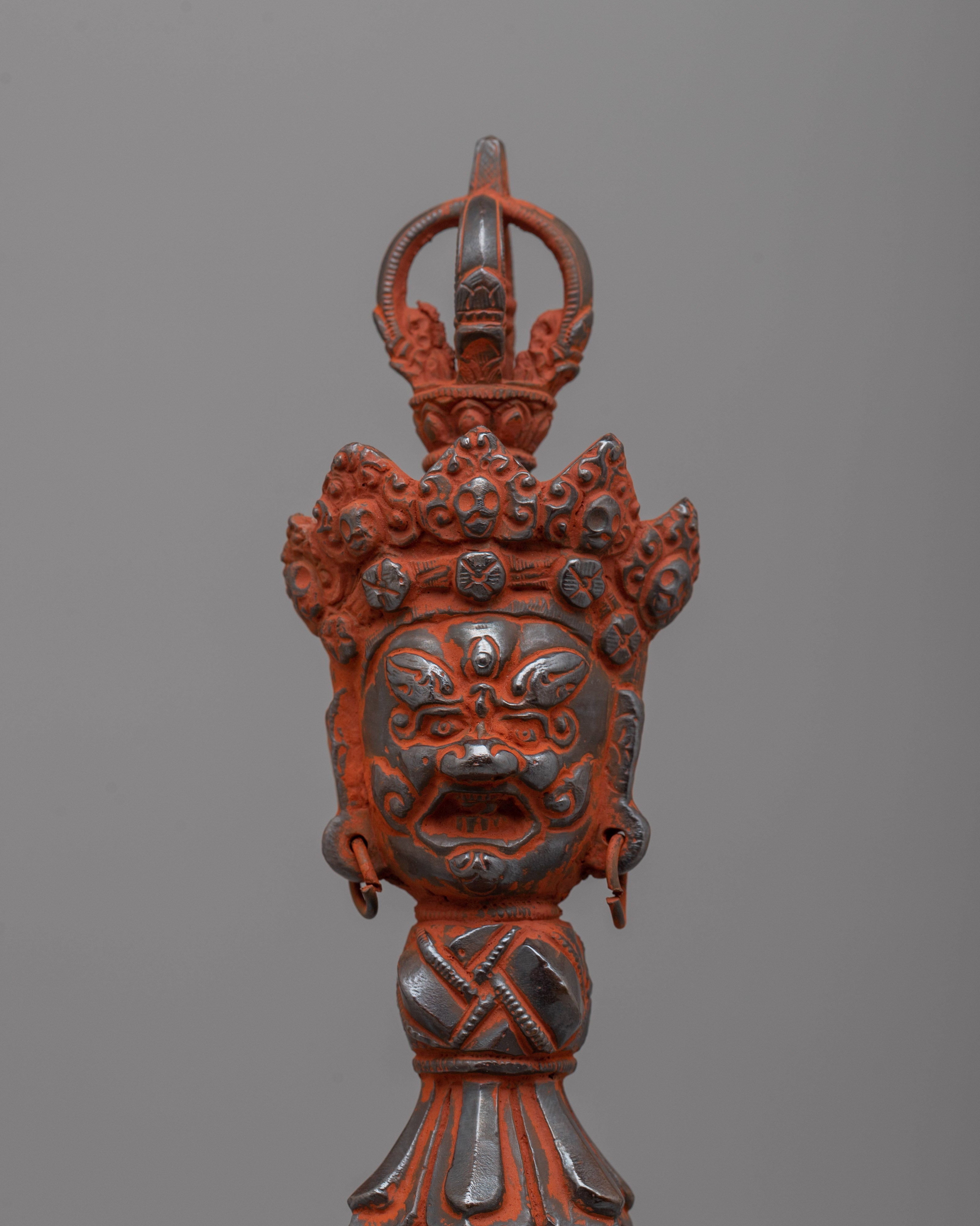 Traditional Buddhist Ritual Dagger Phurba | Sacred Tibetan Tool for Energy Work
