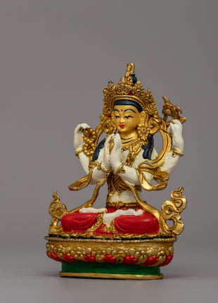 Beautifully handcrafted Chenrezig statue |  Meditation and Altar Decor