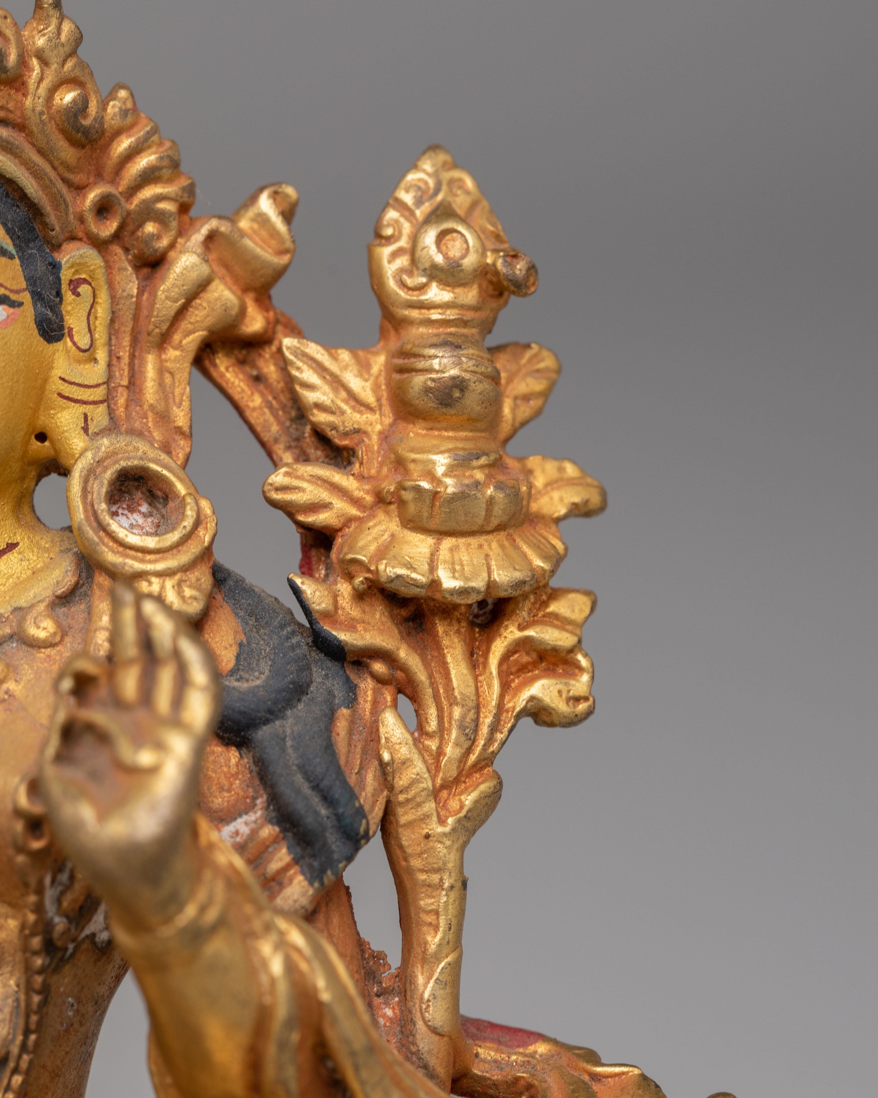 Scared Green Tara Deity Statue | Buddhist Bodhisattva of Swift Compassion