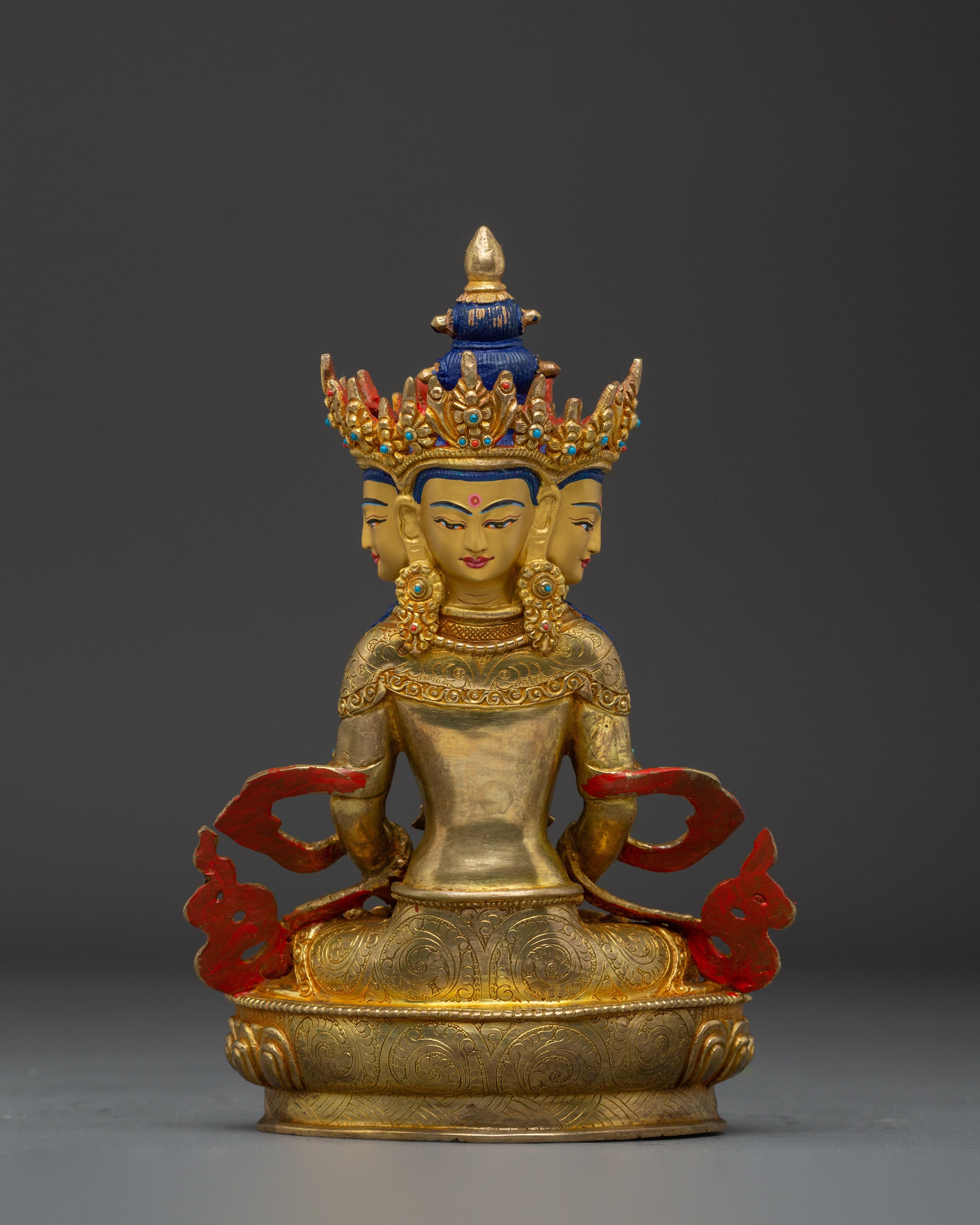 Dharmachakra Vairocana Statue | Meditation and Peace Decor