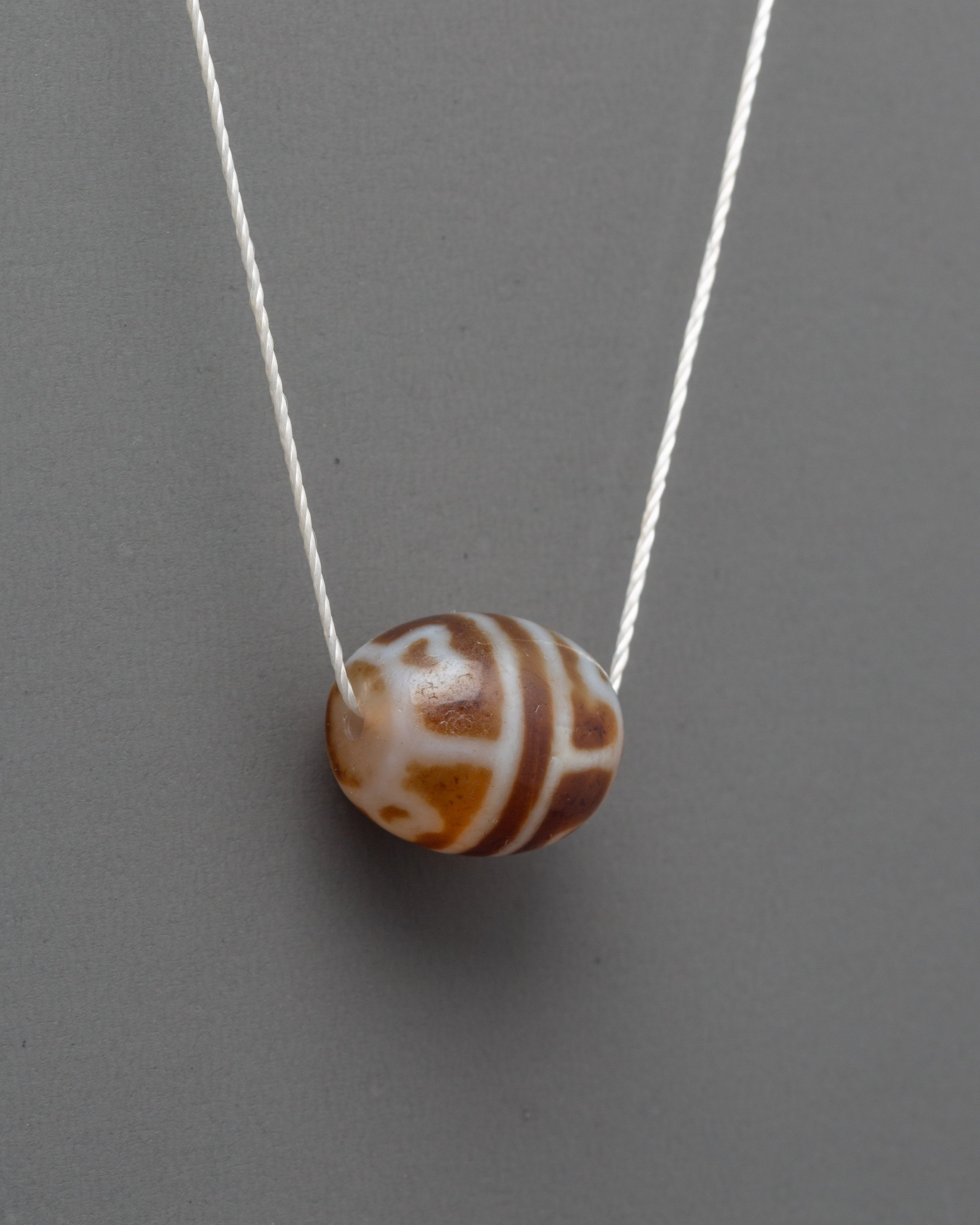 Tibetan Dzi Bead Locket | Handcrafted Spiritual Pendant for Protection