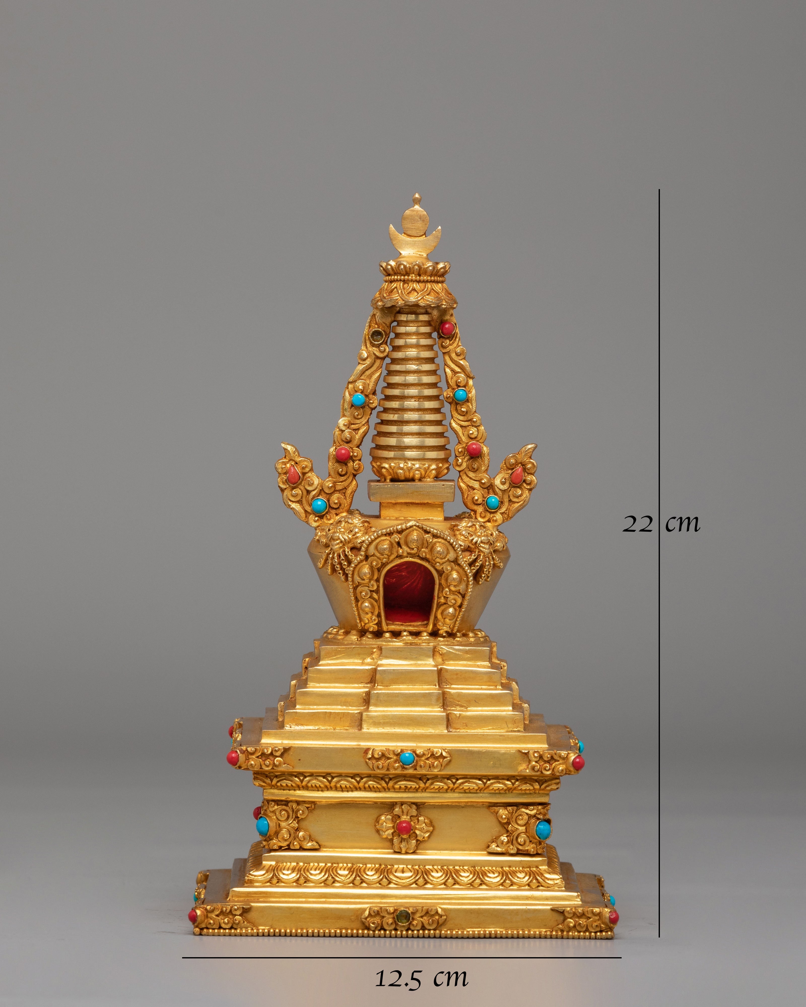 Vajrayana Altar Great Miracles Stupa | A Sacred Symbol of Enlightenment