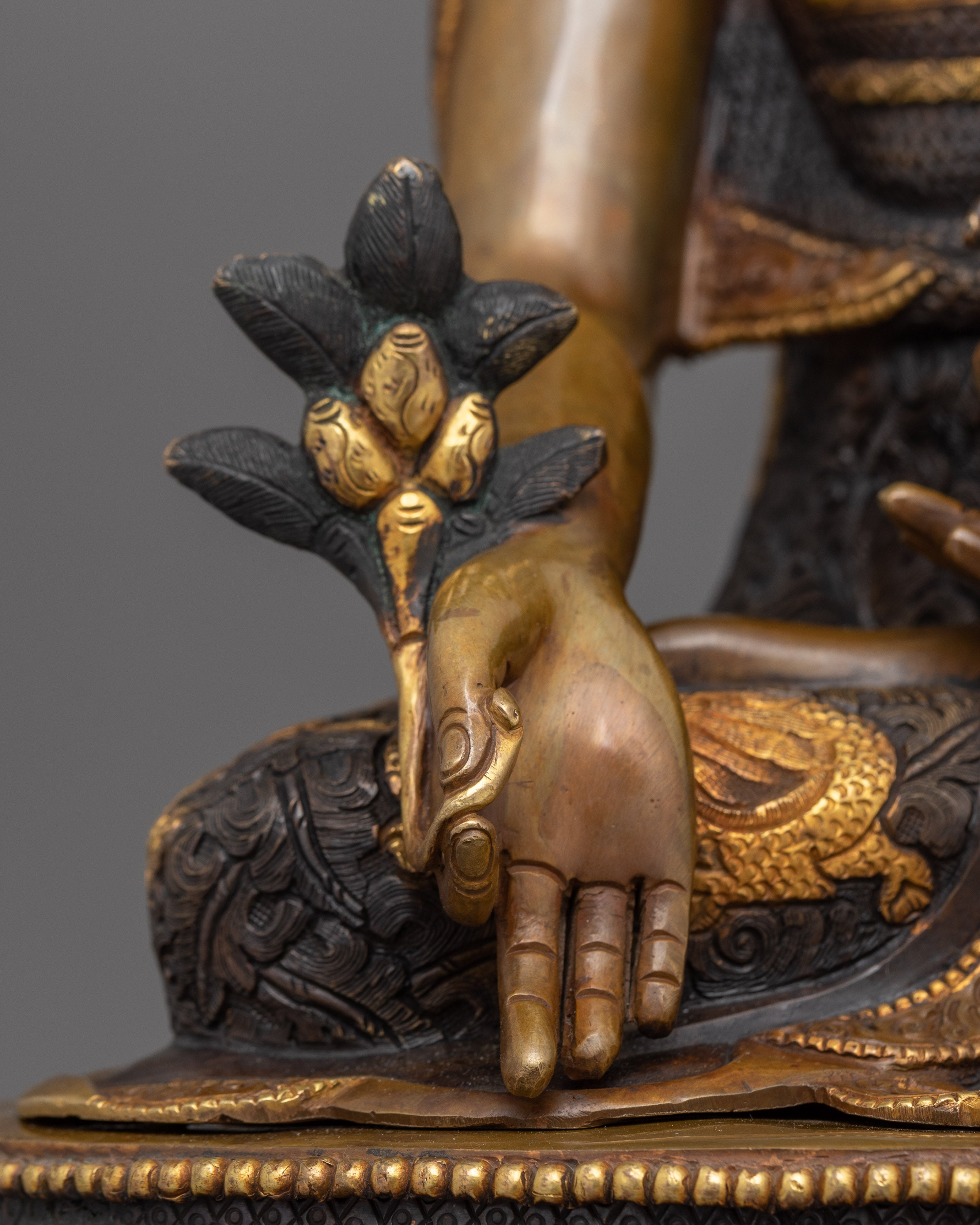 Dhyani Buddha of Medicine Oxidized Figure | The Healer of the Mind and Body