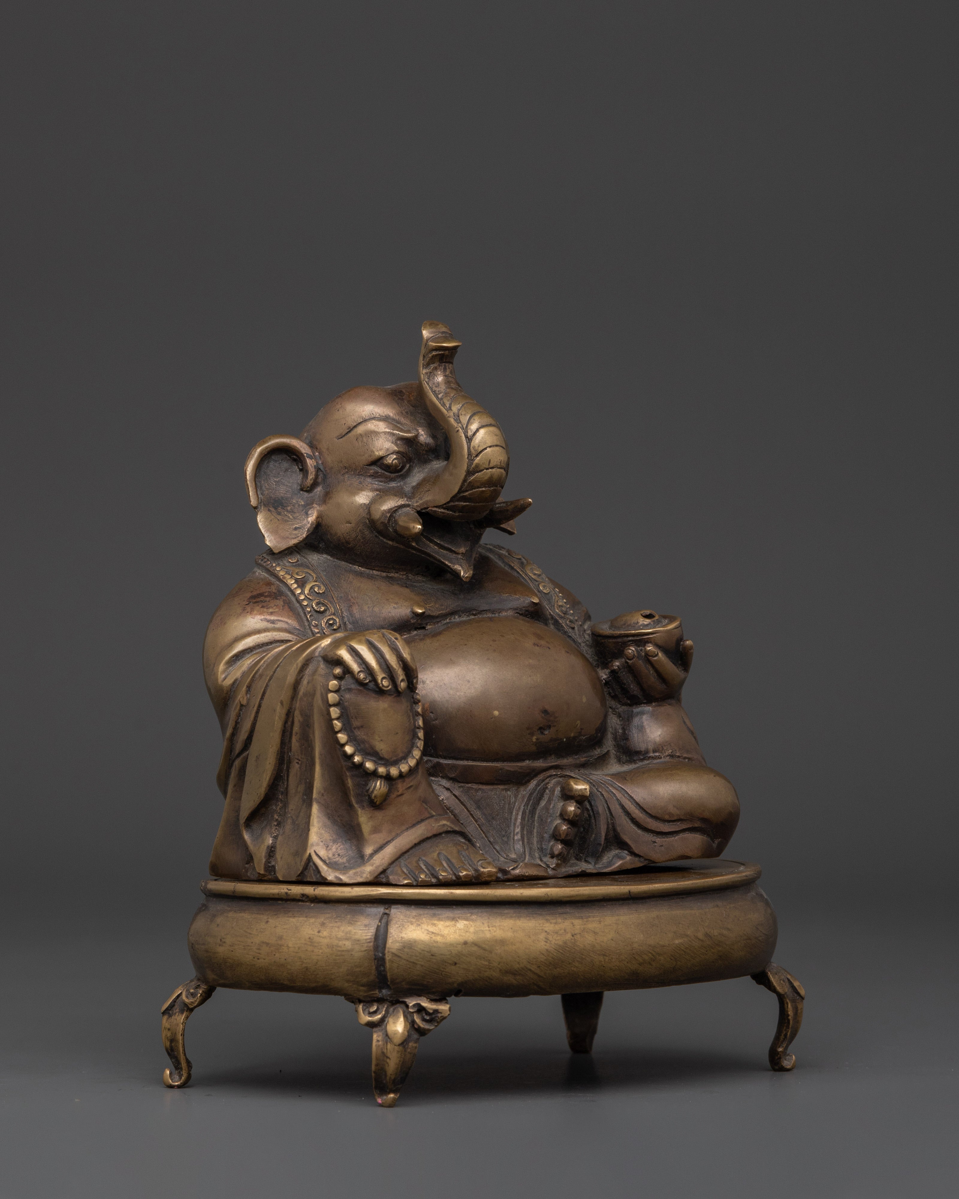 Ganesha Incense Burner | Traditional Elephant God Incense Holder for Meditation
