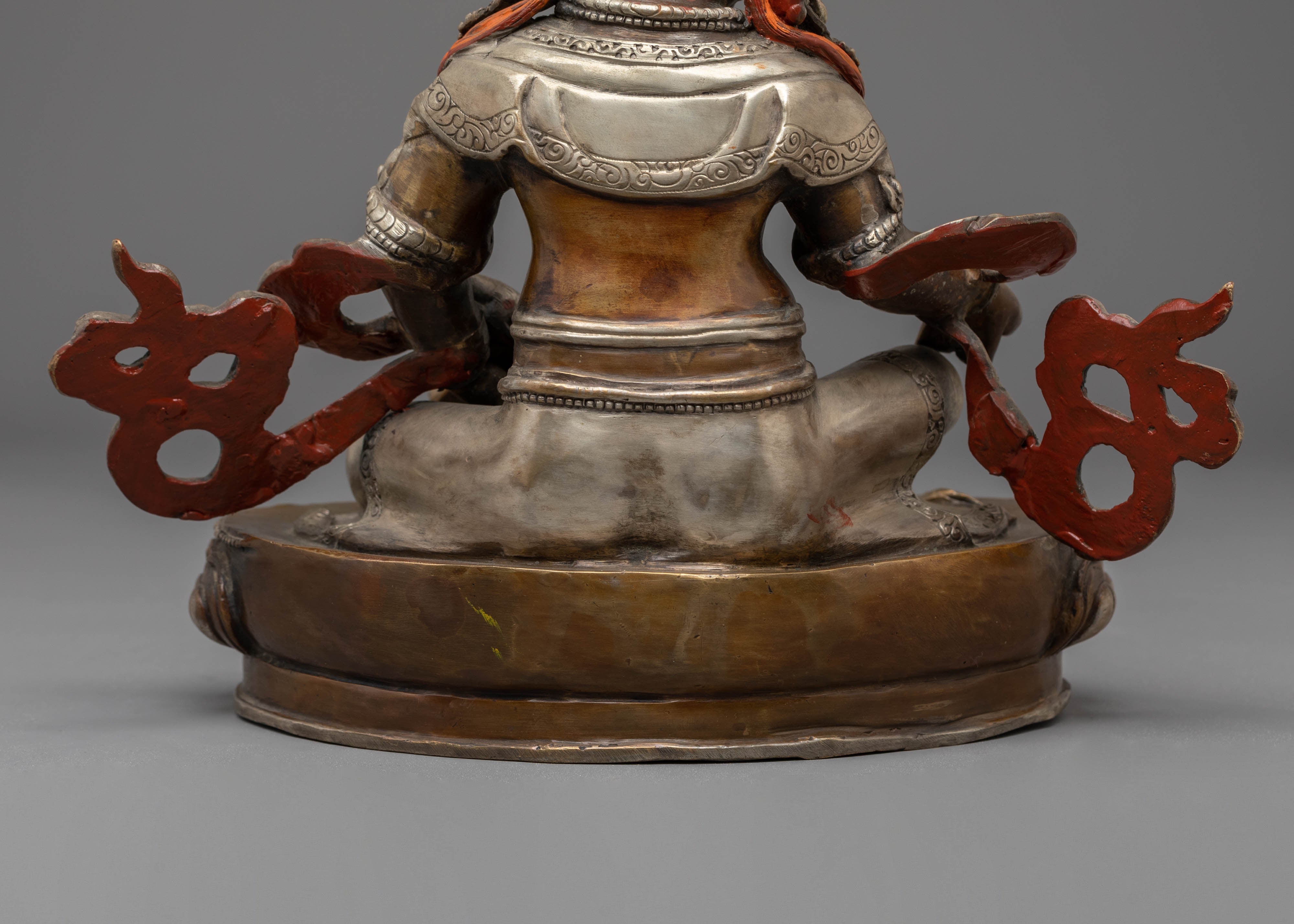 Oxidized Copper Dzambhala Sculpture | Traditional Himalayan Art