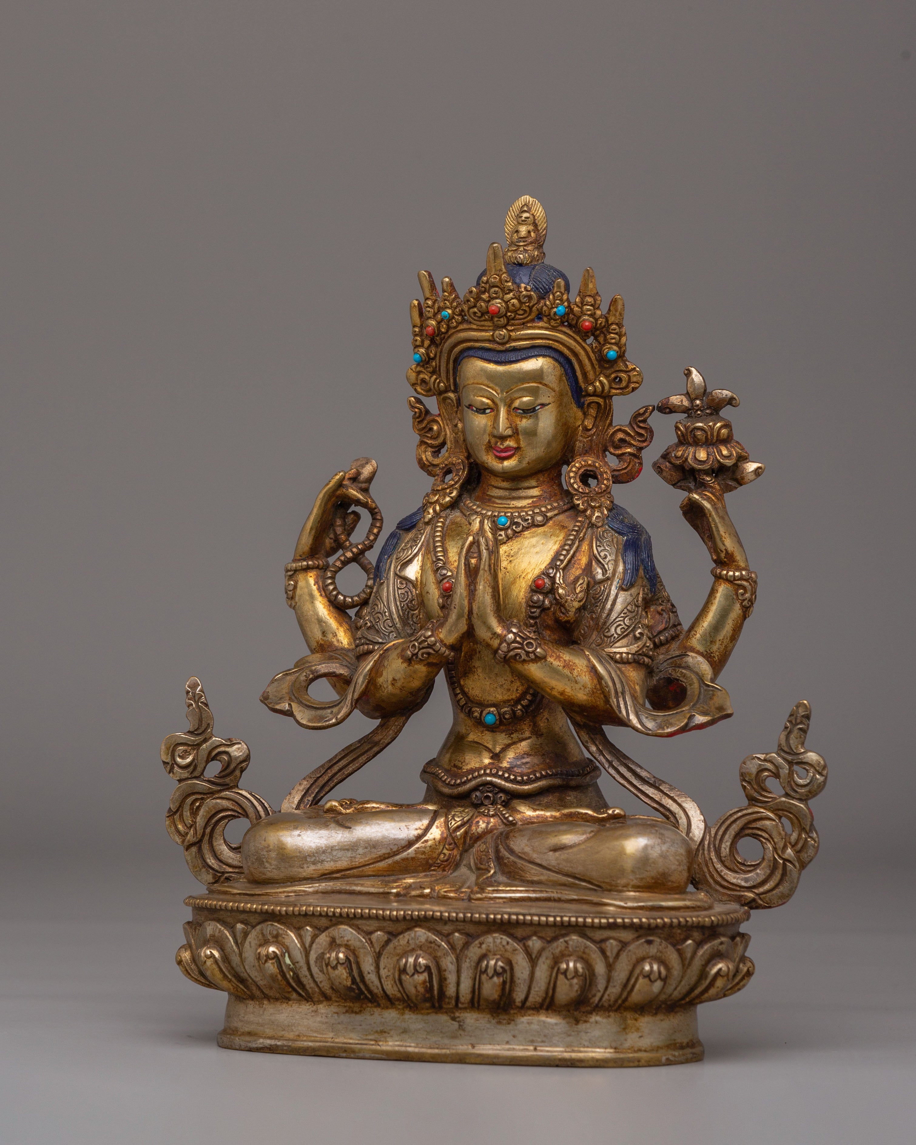 Spiritual Chenrezig Deity Statue | Compassion Symbol