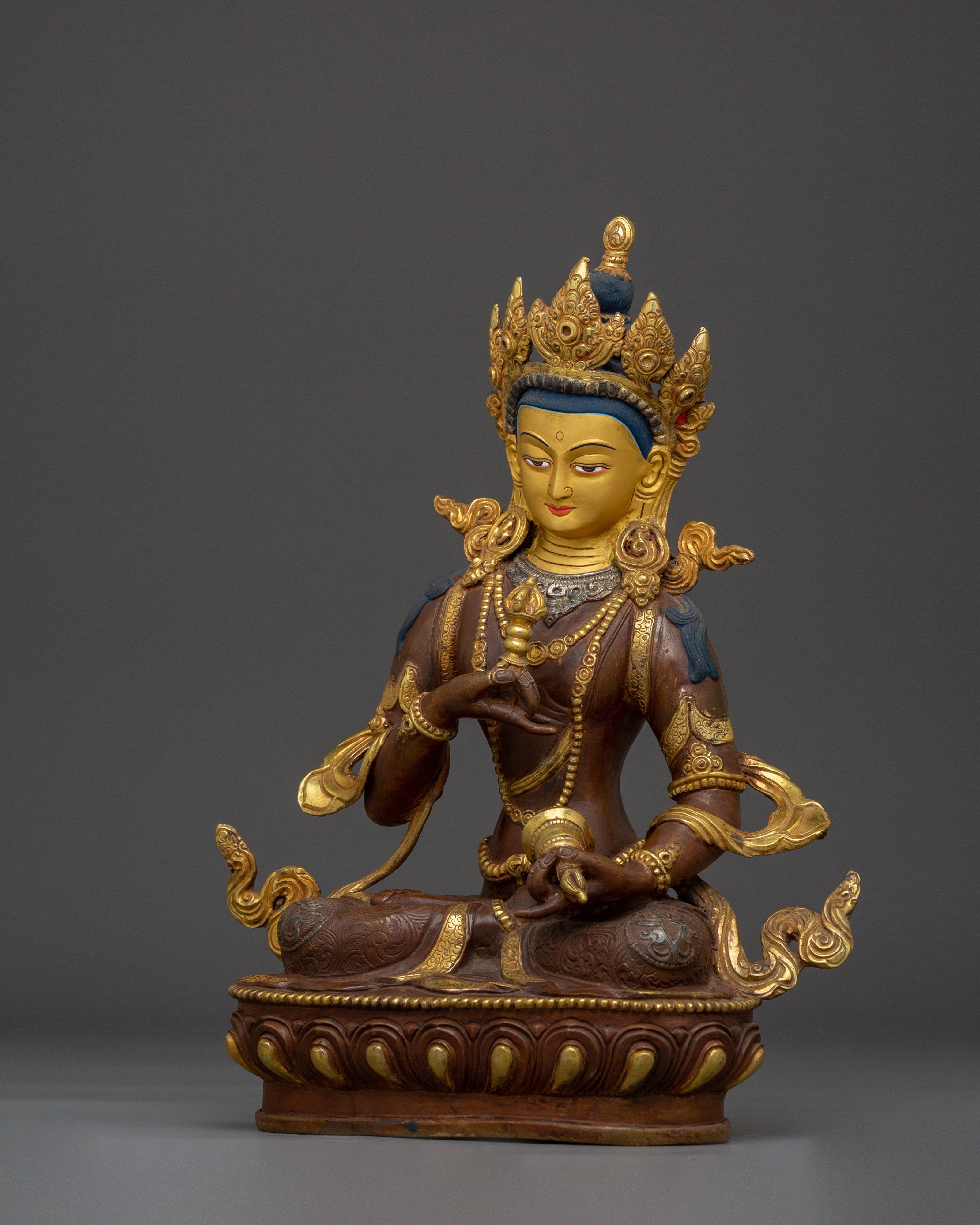 Golden Guru Vajrasattva Sacred Deity | Guardian of Enlightenment