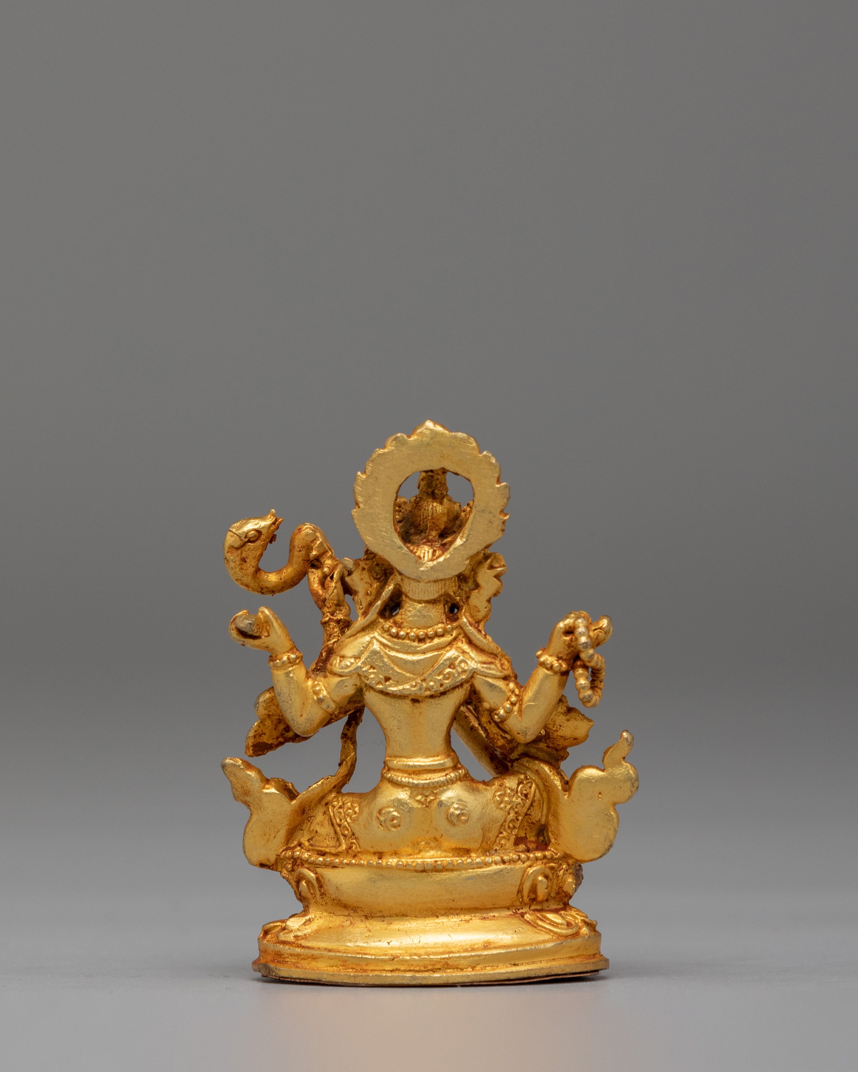 Traditional Saraswati Altar Statue | Goddess of Wisdom Decor