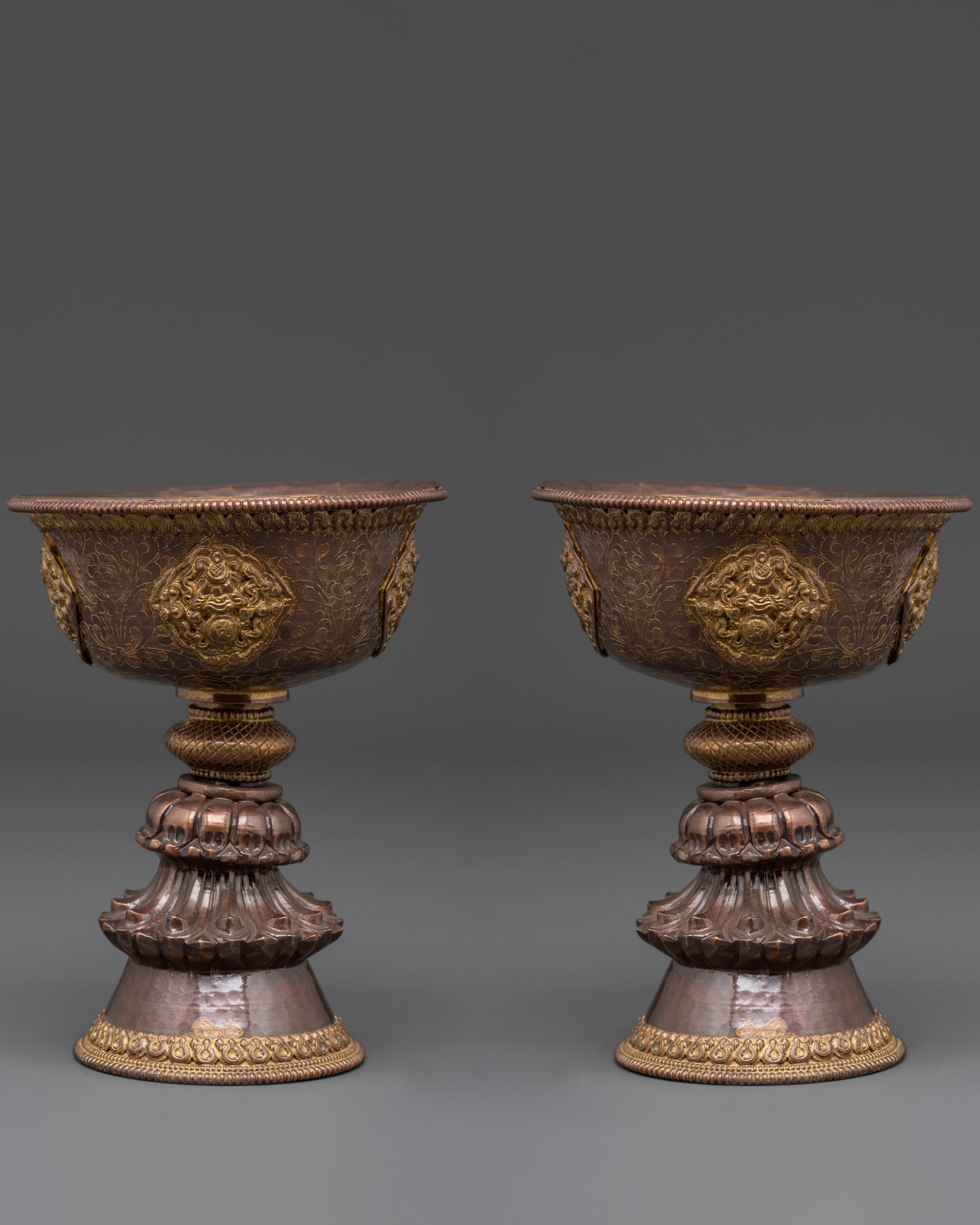 Traditional Religious Butter Lamp 