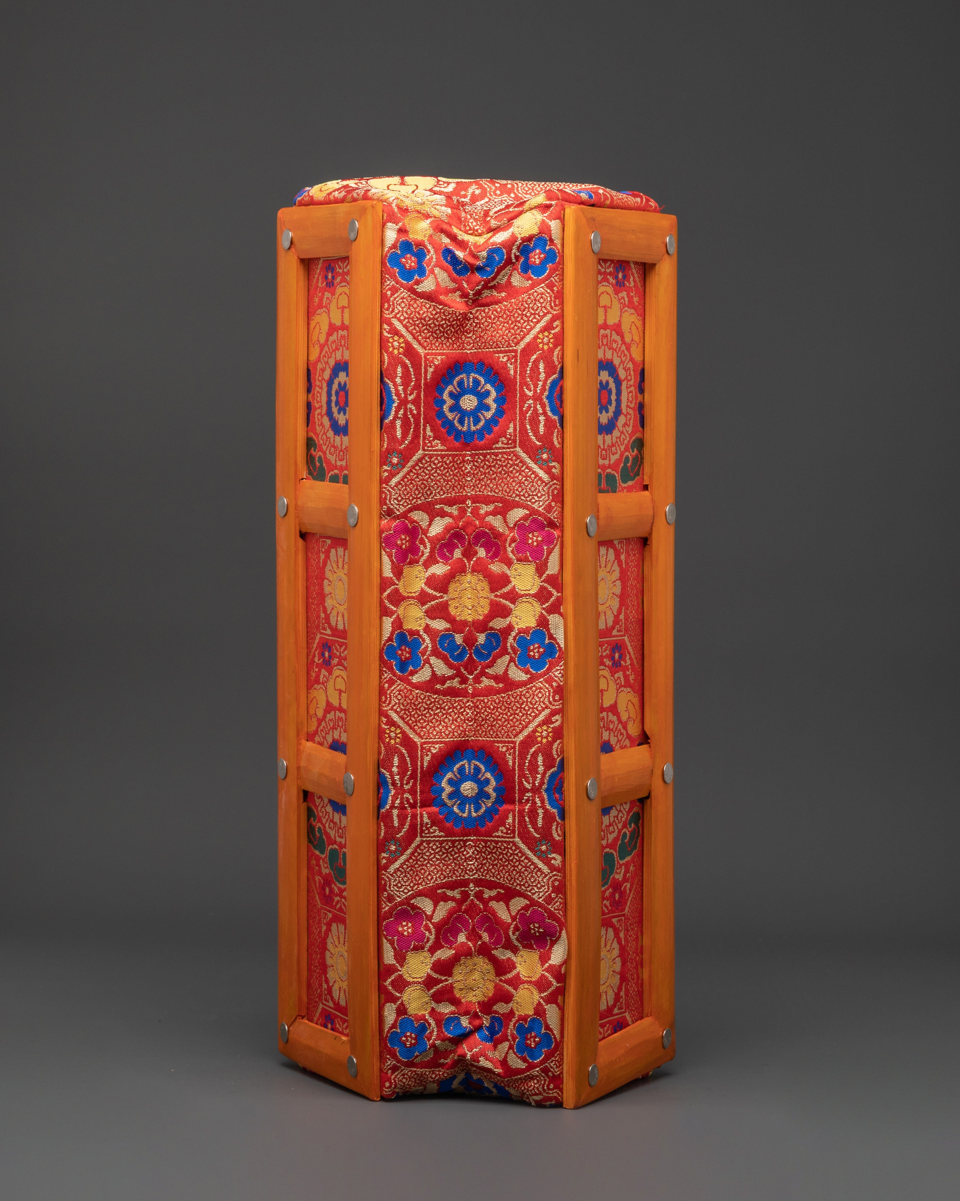 Himalayan Dharma Text cover | Handmade Bamboo & Cloth Protector