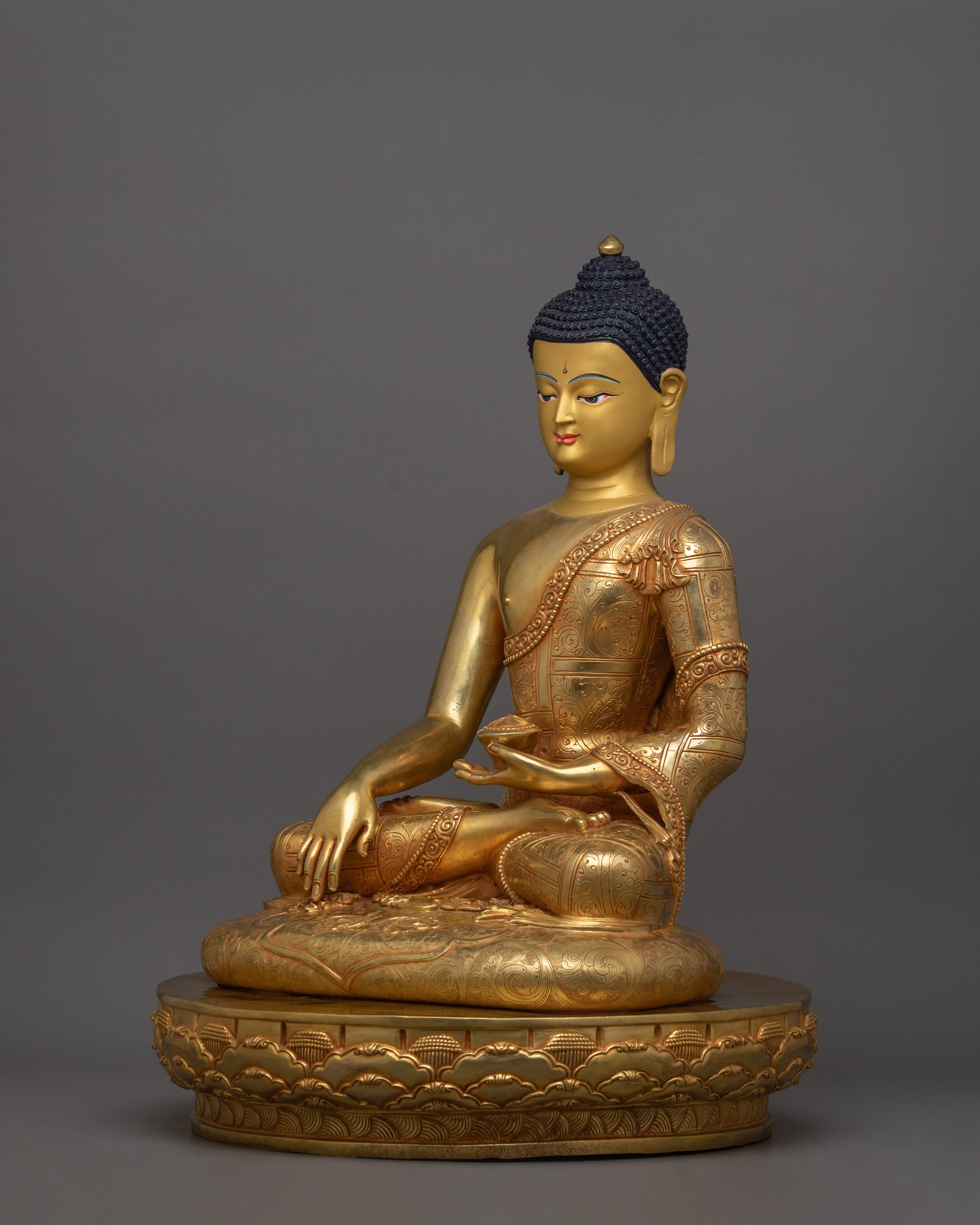 Handmade Figurine of Enlightened Buddha Shakyamuni | The Buddha of Wisdom