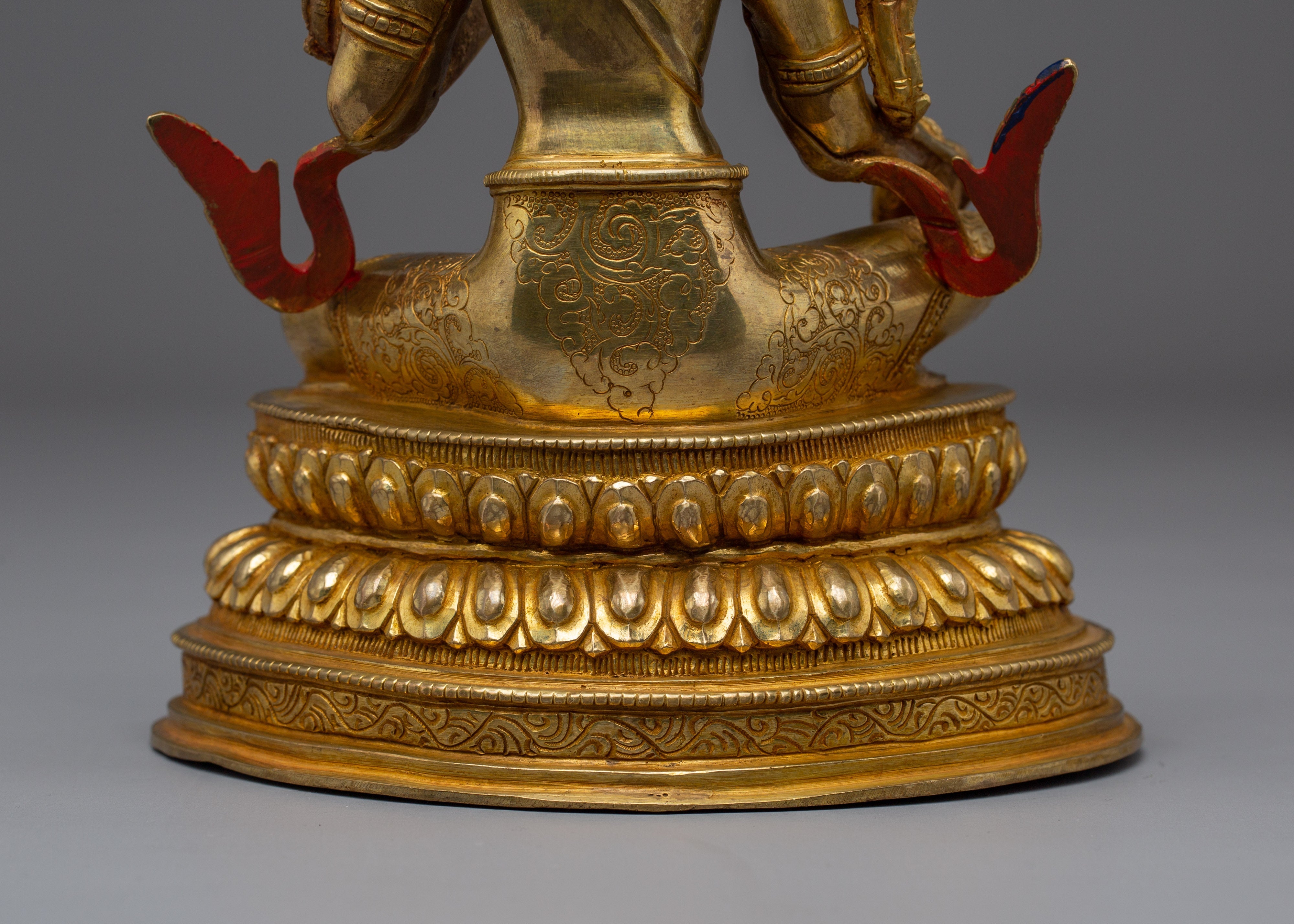 Female Goddess Green Tara Artwork | Spiritual Protection Deity