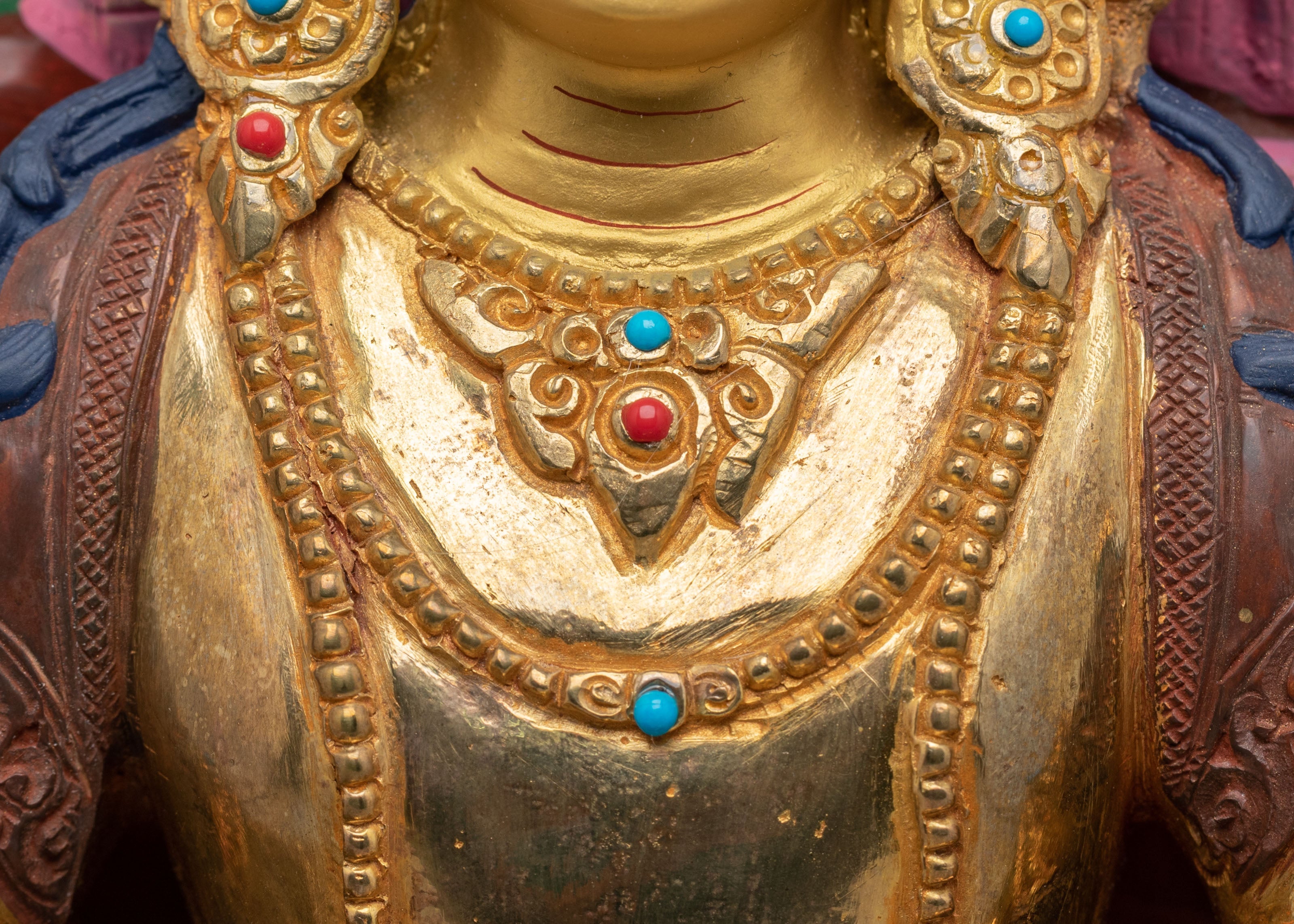 Traditional Bishnu Altar Statue | Spiritual Home Decor