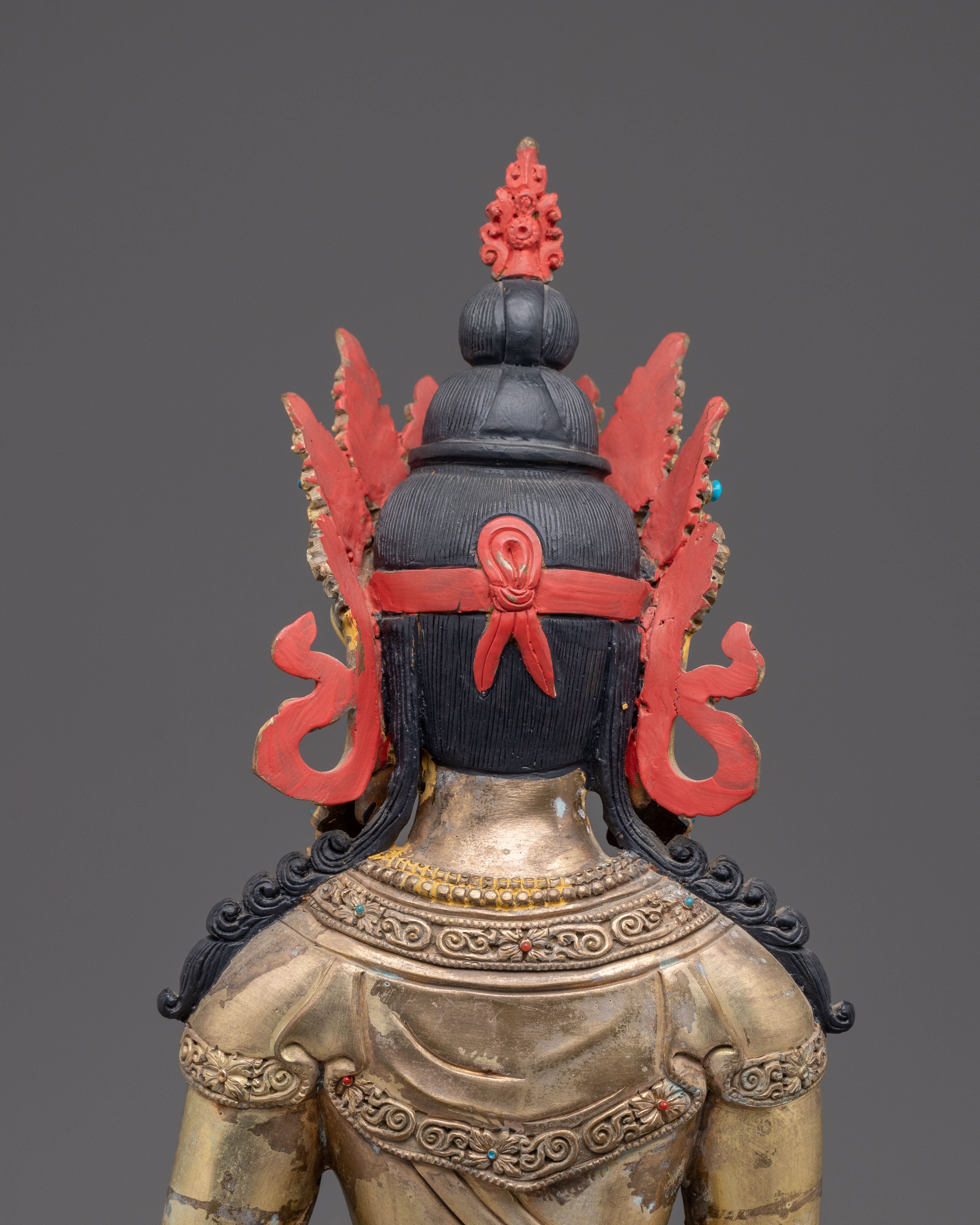 Compassionate Akasagarbha Bodhisattva Statue | Tibetan Deity Representing Wisdom