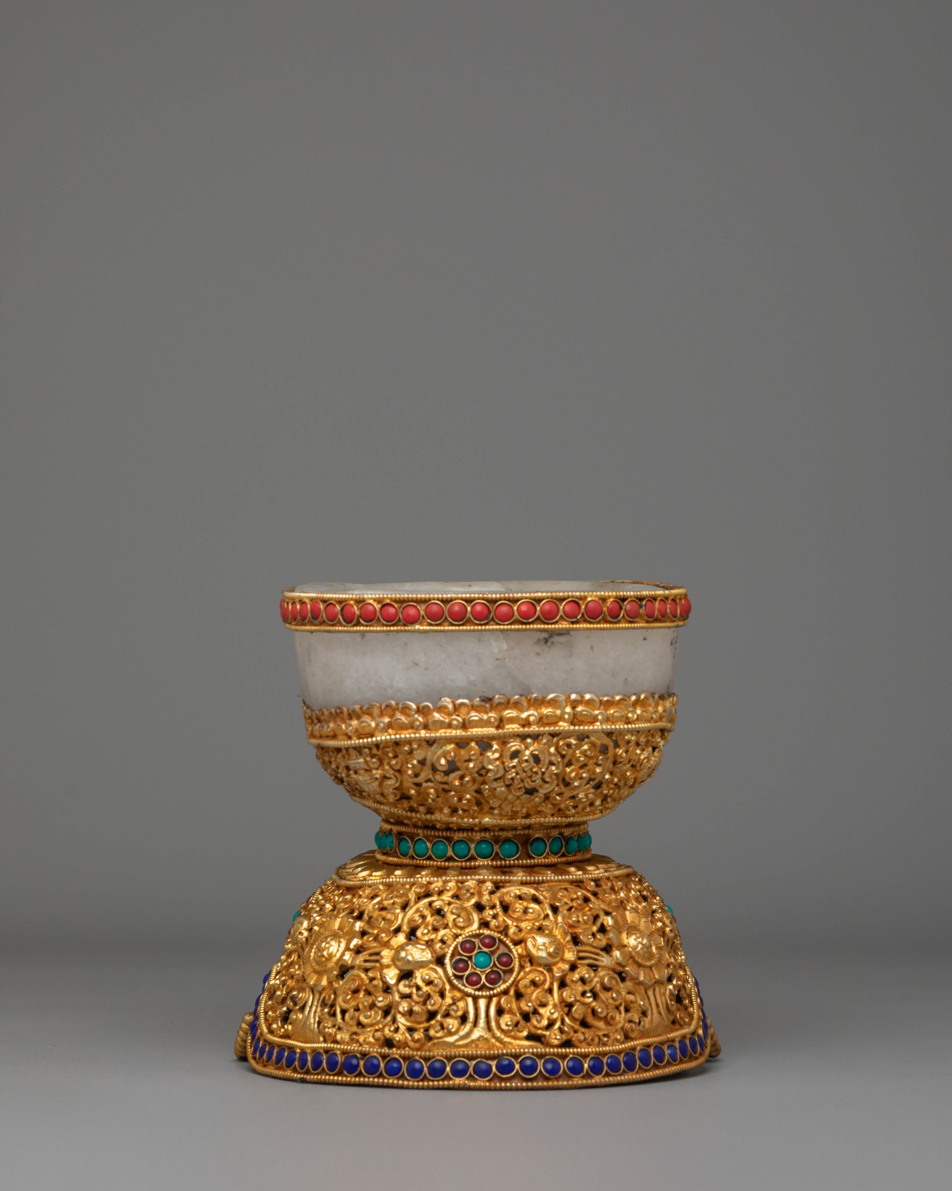 Spiritual Himalayan Kapala | Handcrafted Tibetan Ritual Bowl