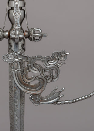 Iron Khatvanga for Tibetan Buddhist |  Sacred Vajrayana Ritual Staff