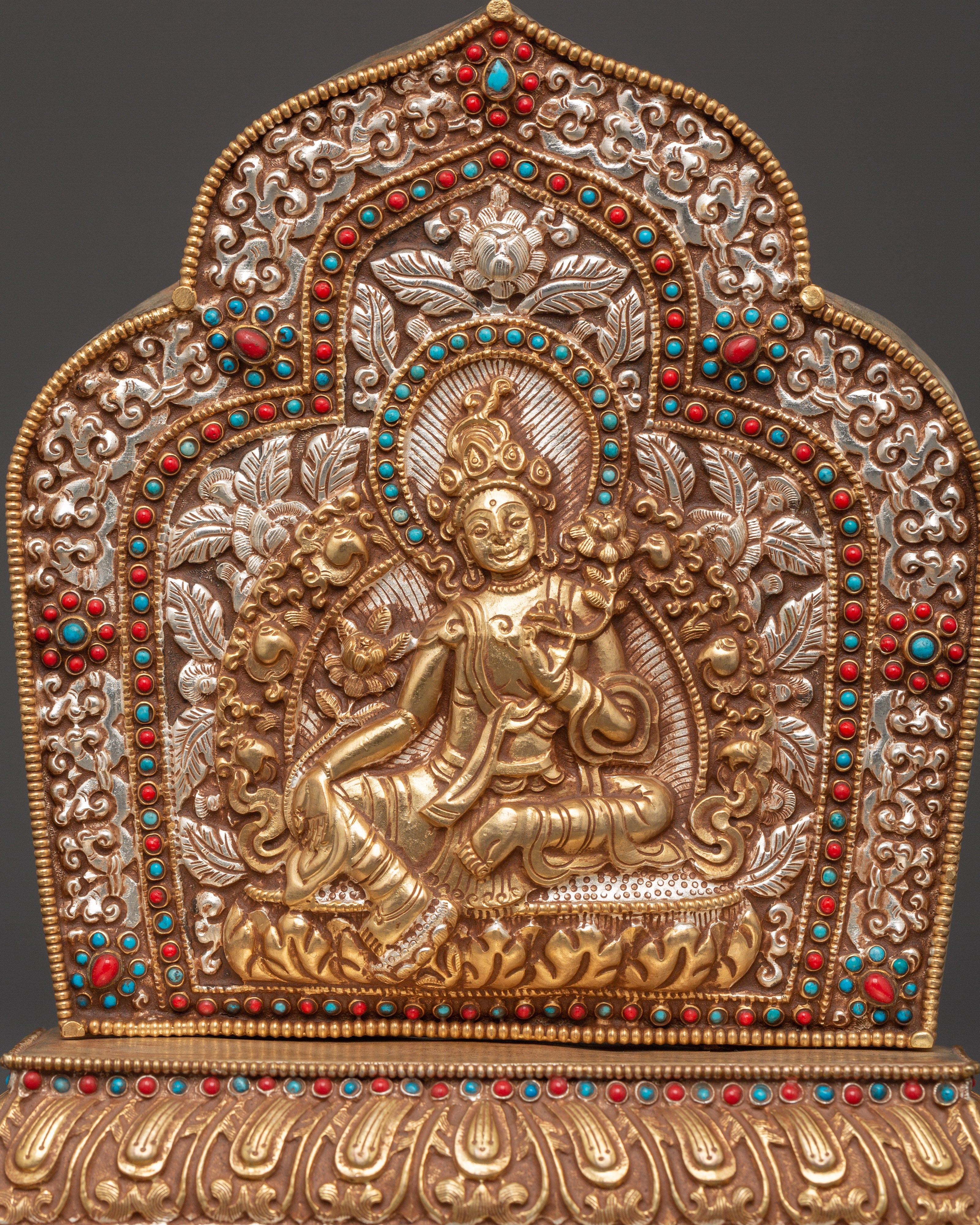 Tibetan Ghau Prayer Box Pendant | Buddhist Amulet Locket
