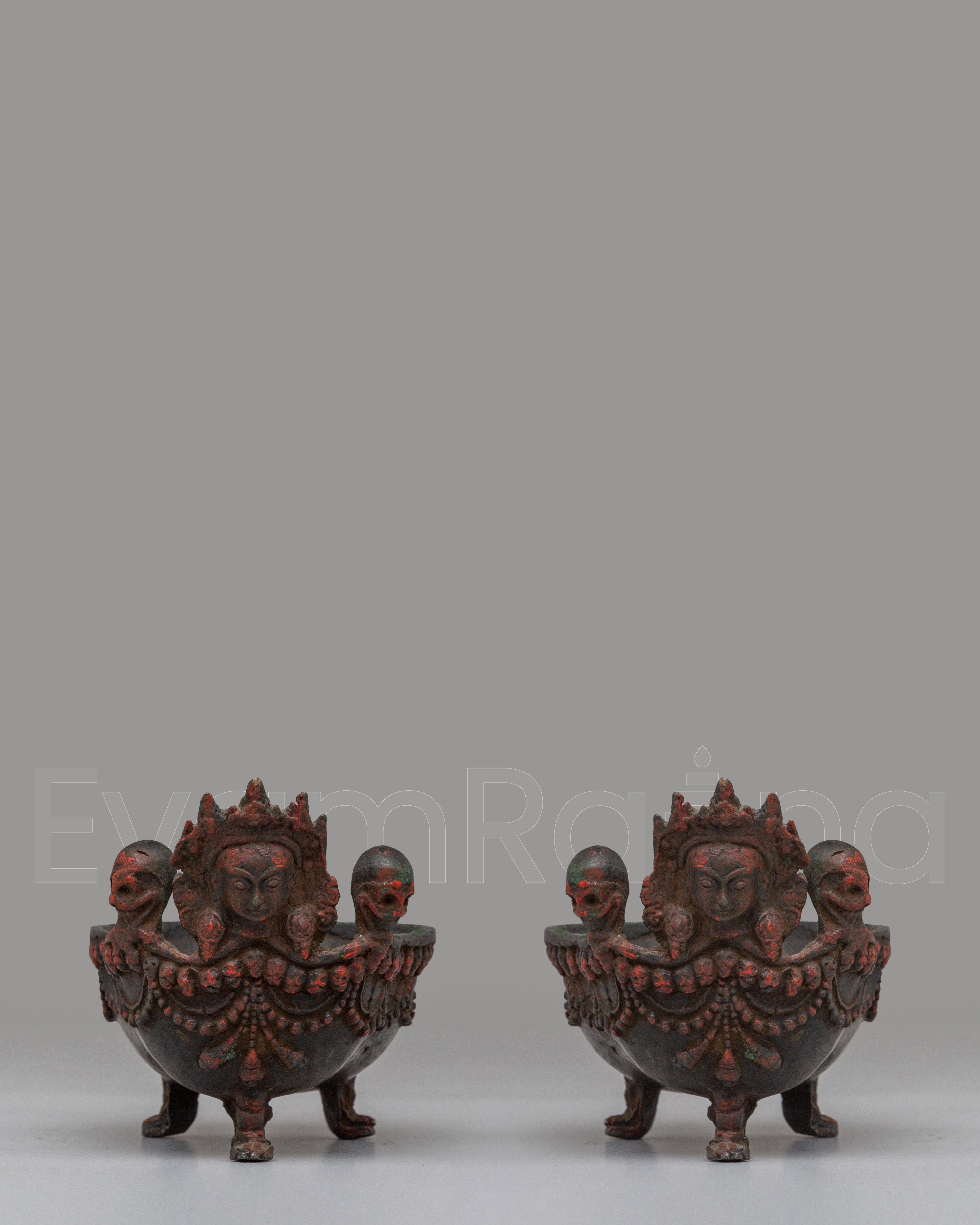  Kapala Set for Rituals