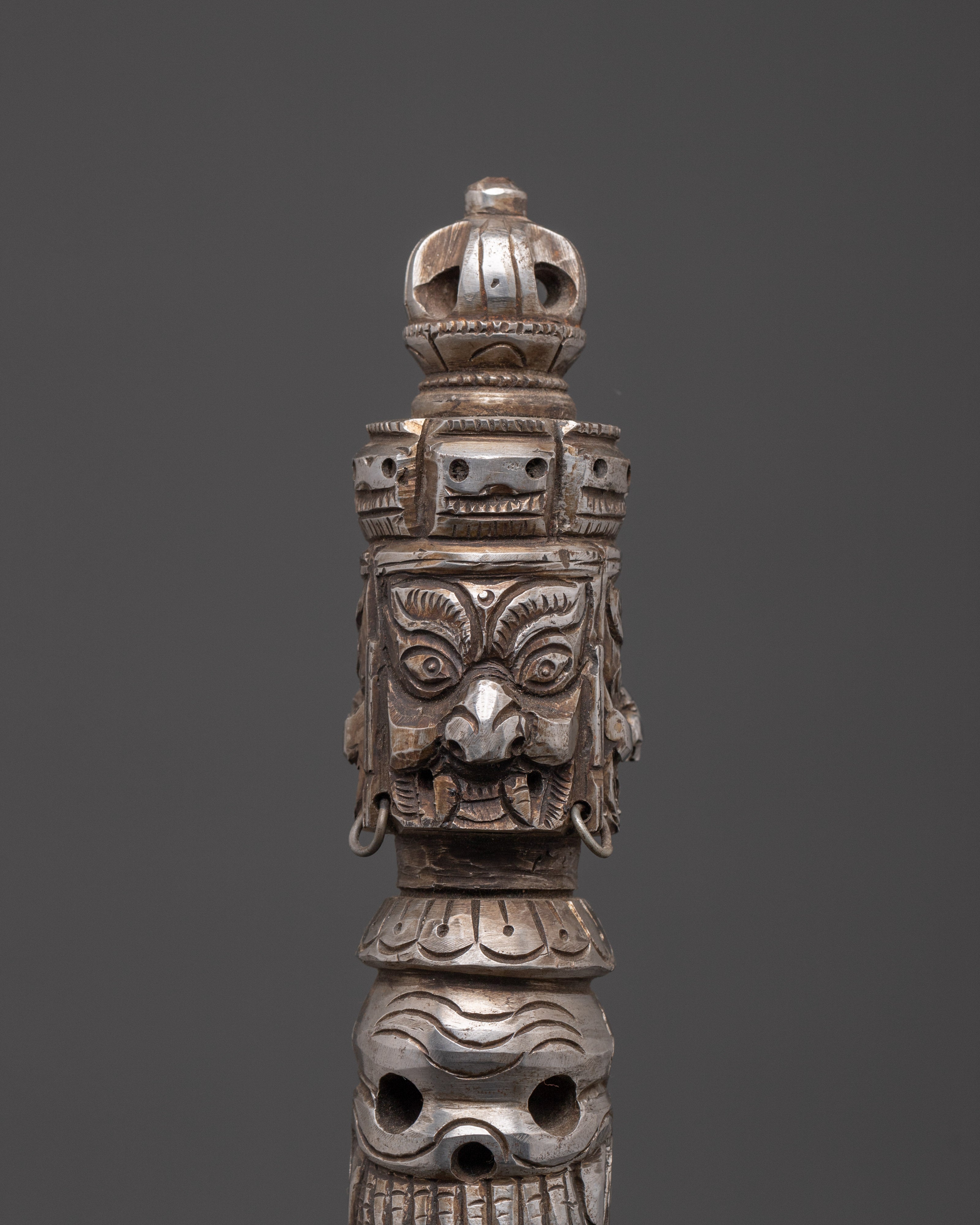 Sacred Ritual Phurba | Iron Dagger