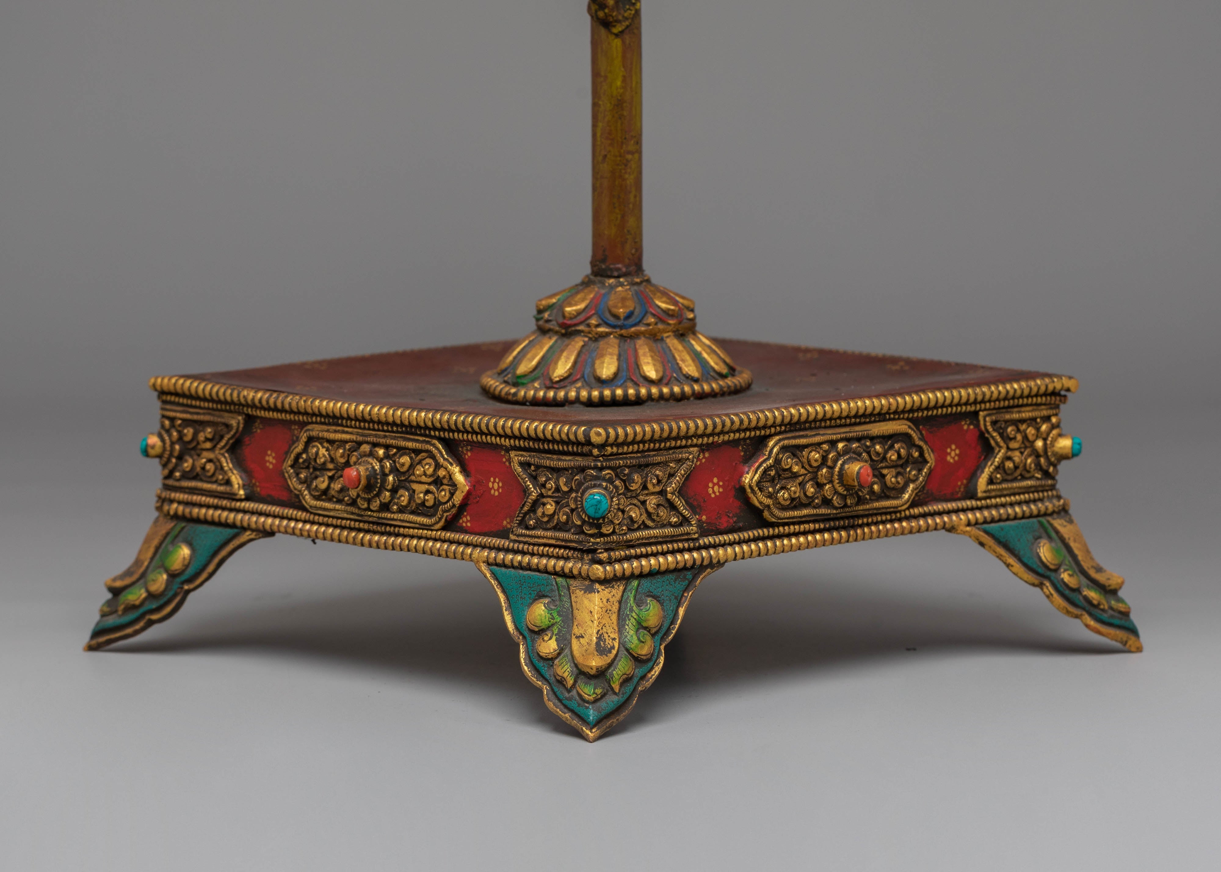 Wish-Fulfilling Seven Jewel Tree | Handcrafted Copper Artwork