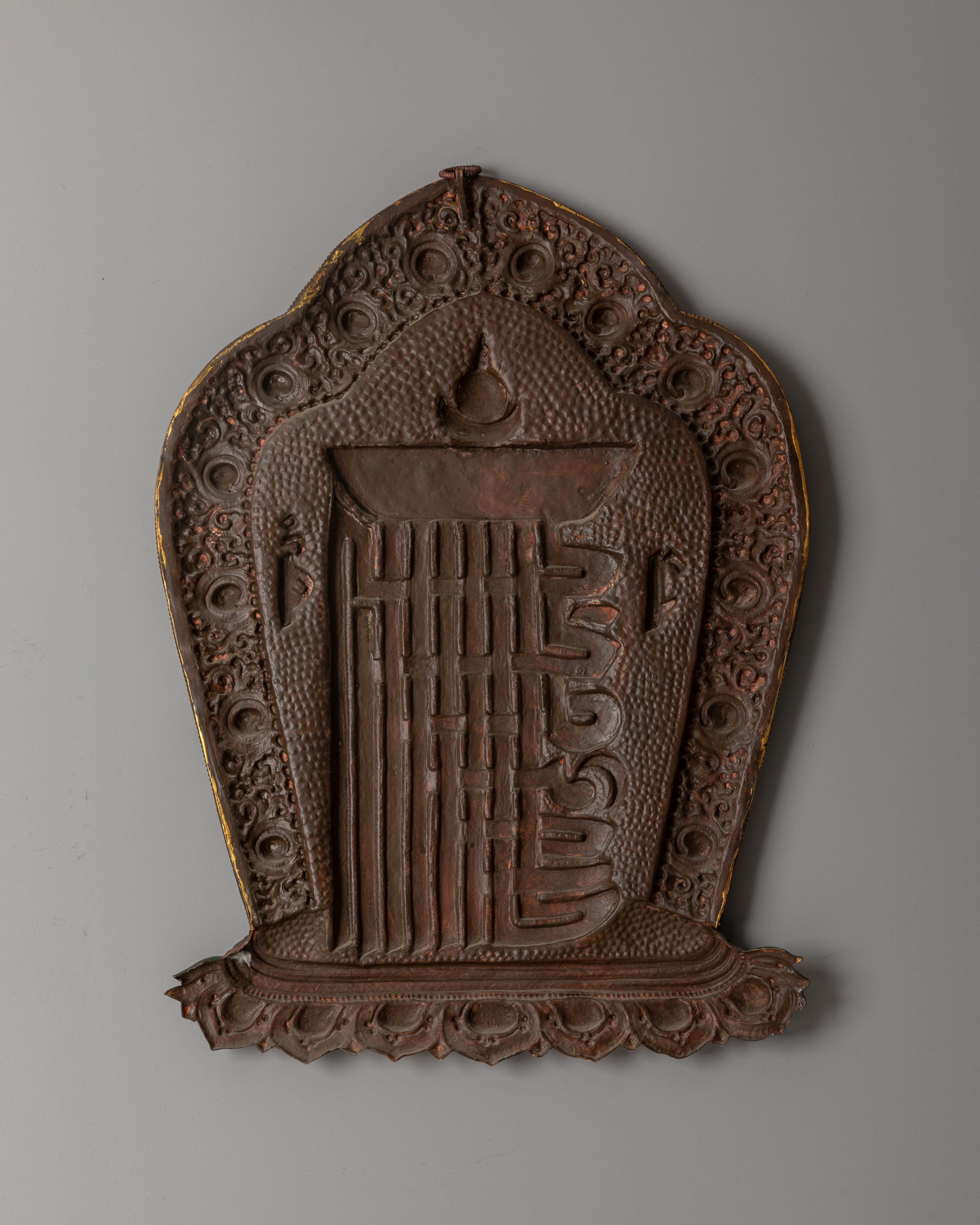 Brass Kala Chakra Wall Hanging | Wheel of Time