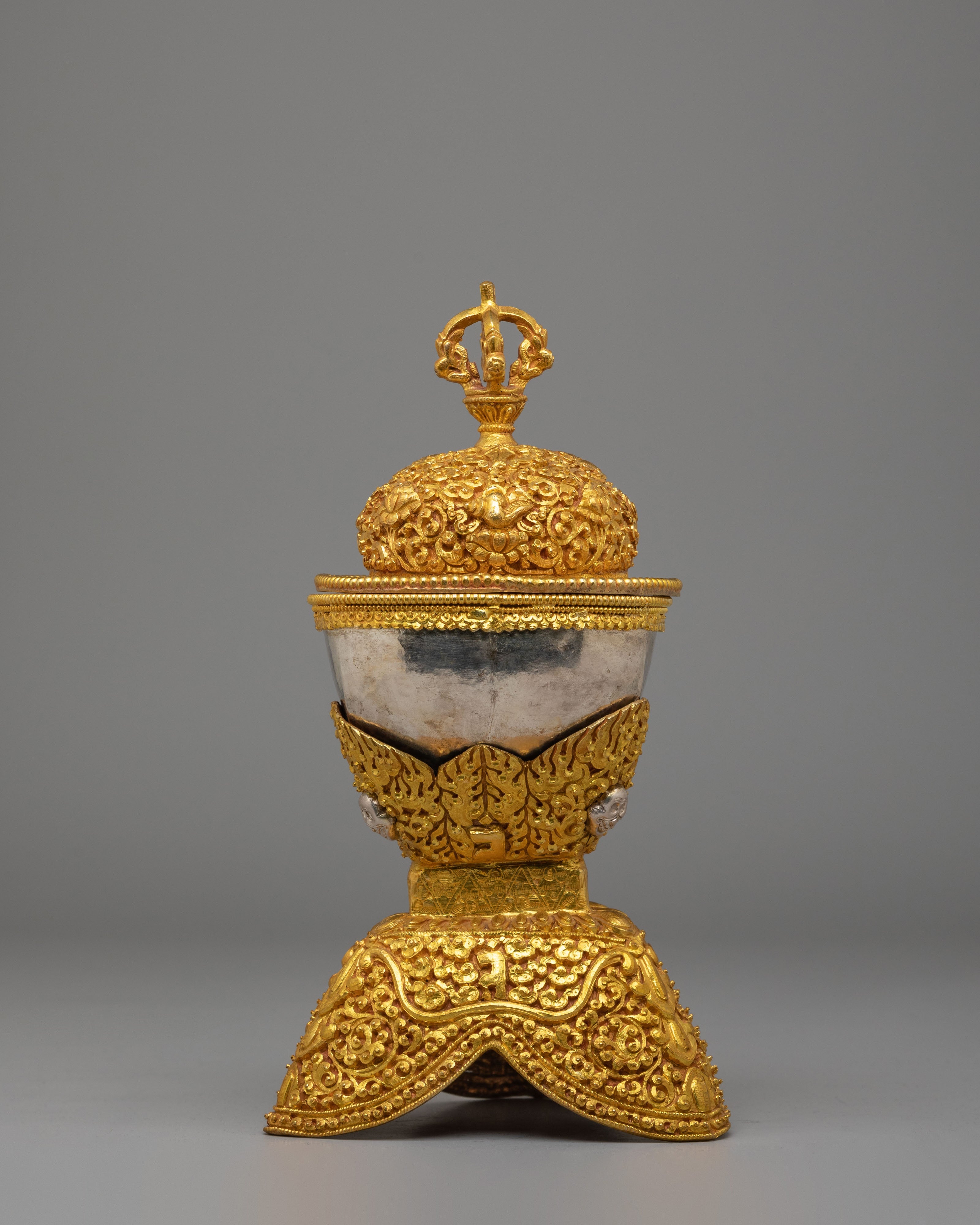 Spiritual Altar Kapala | Ritual Offering Vessel