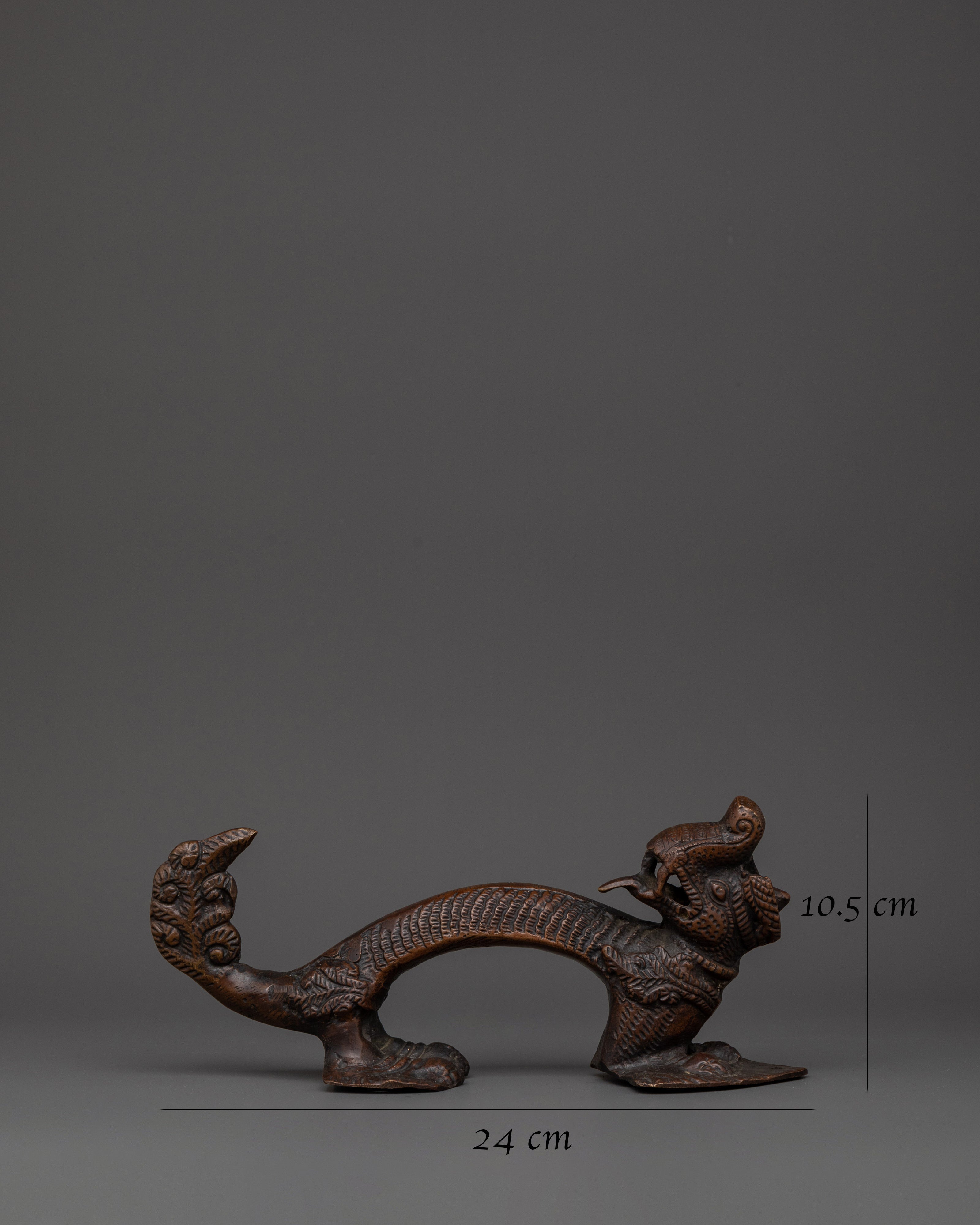 Sacred Traditional Brass Door Handle Set | Antique Finish Door Pulls