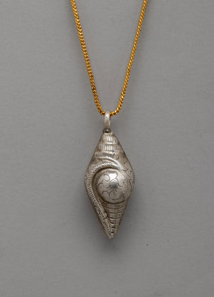 92.5% Silver Conch Pendant