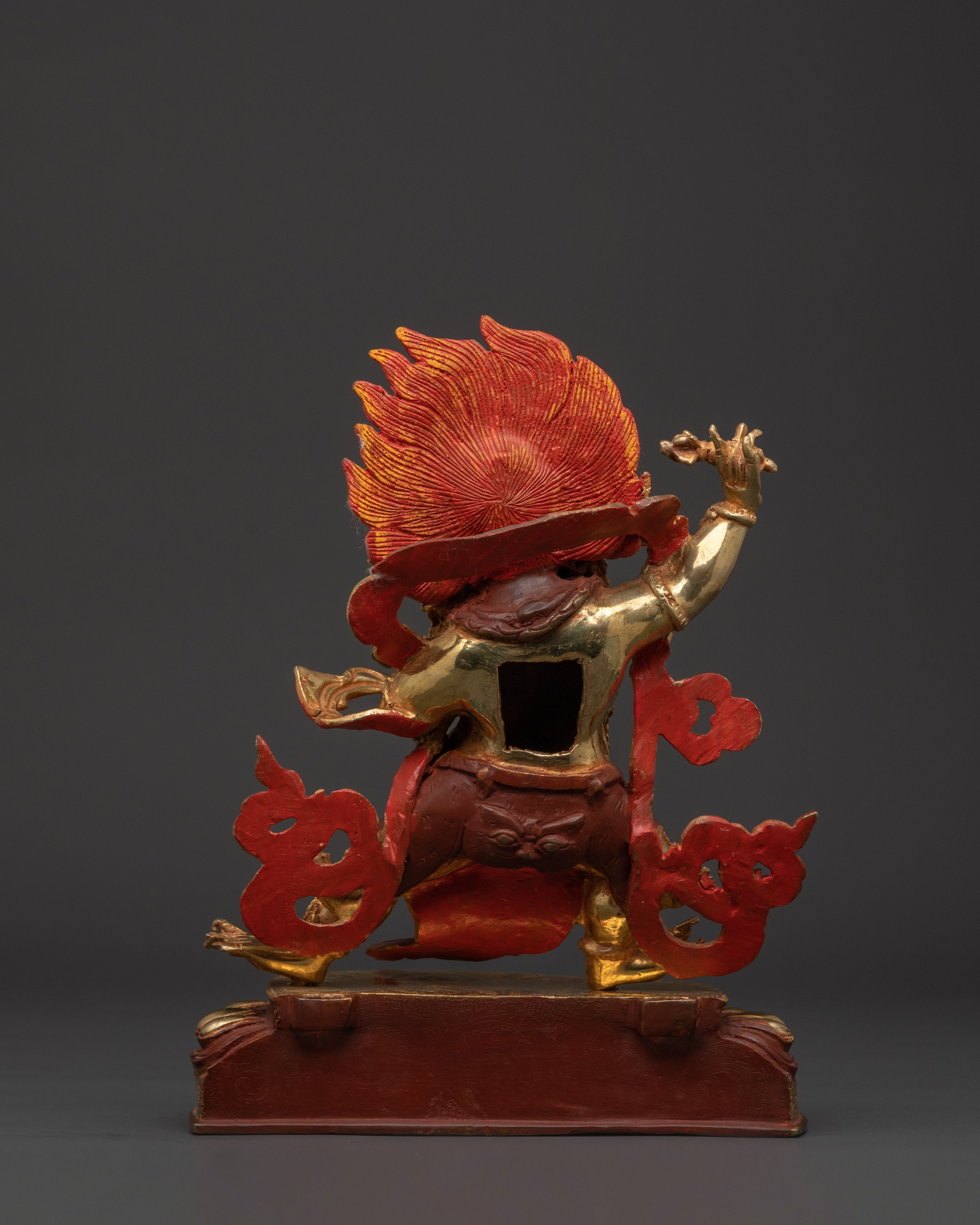 Tibetan Deity Chana Dorje Statue | Sculpture for Strength, Protection, and Empowerment