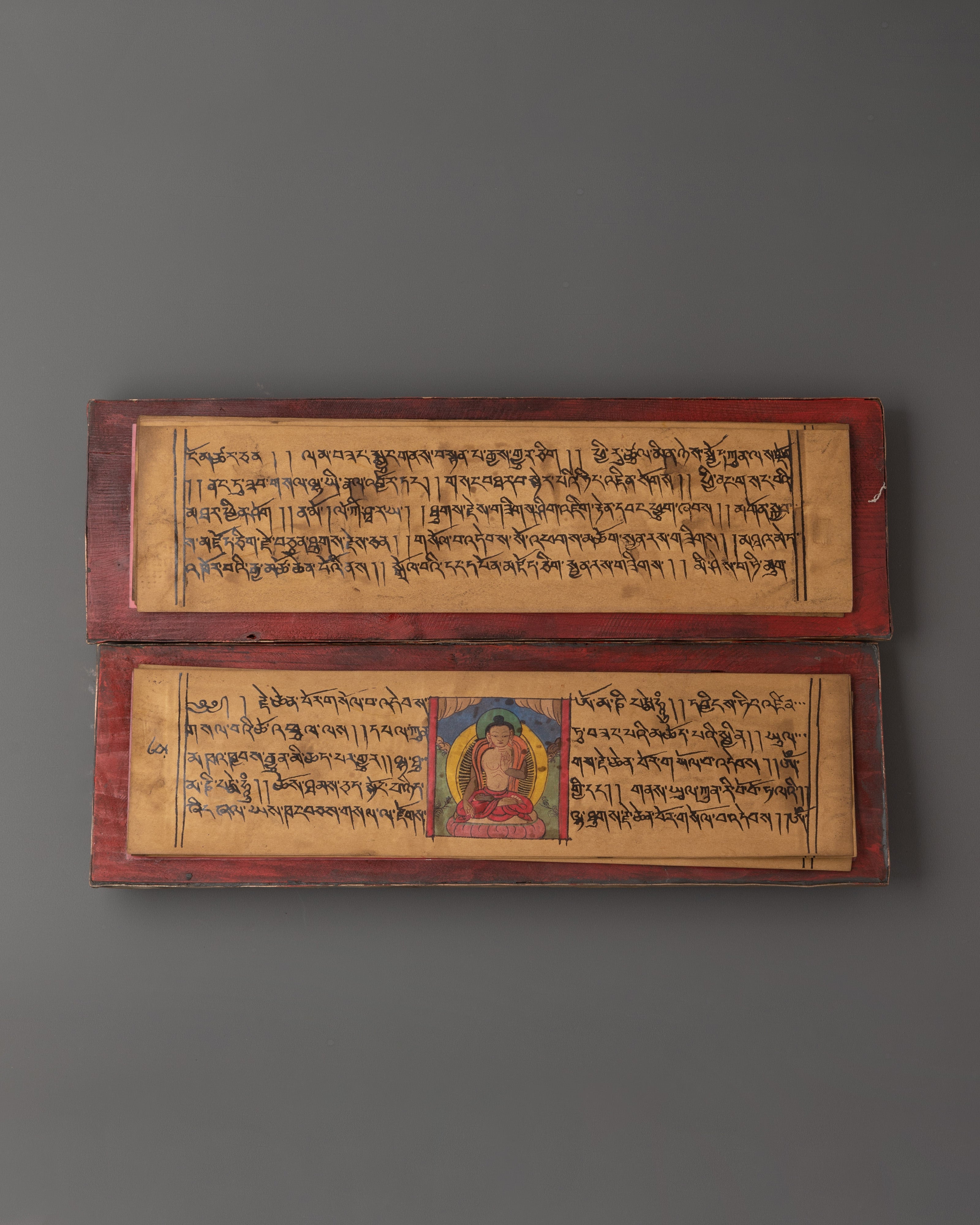 Tibetan Copper Book | For Elegant Display or Sacred Ornament