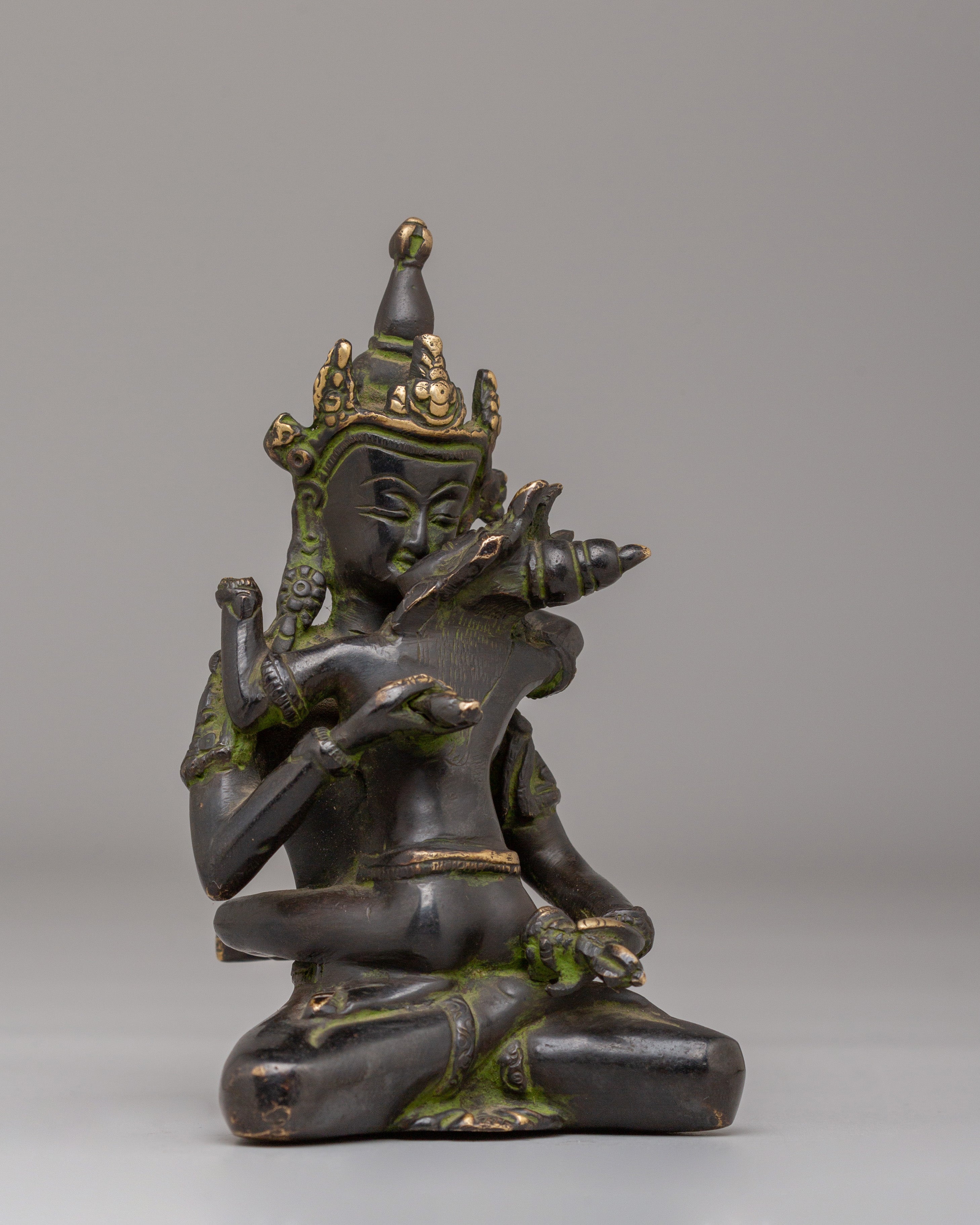 Sacred Vajrasattva with Consort Statue | Symbol of Purification and Spiritual Union