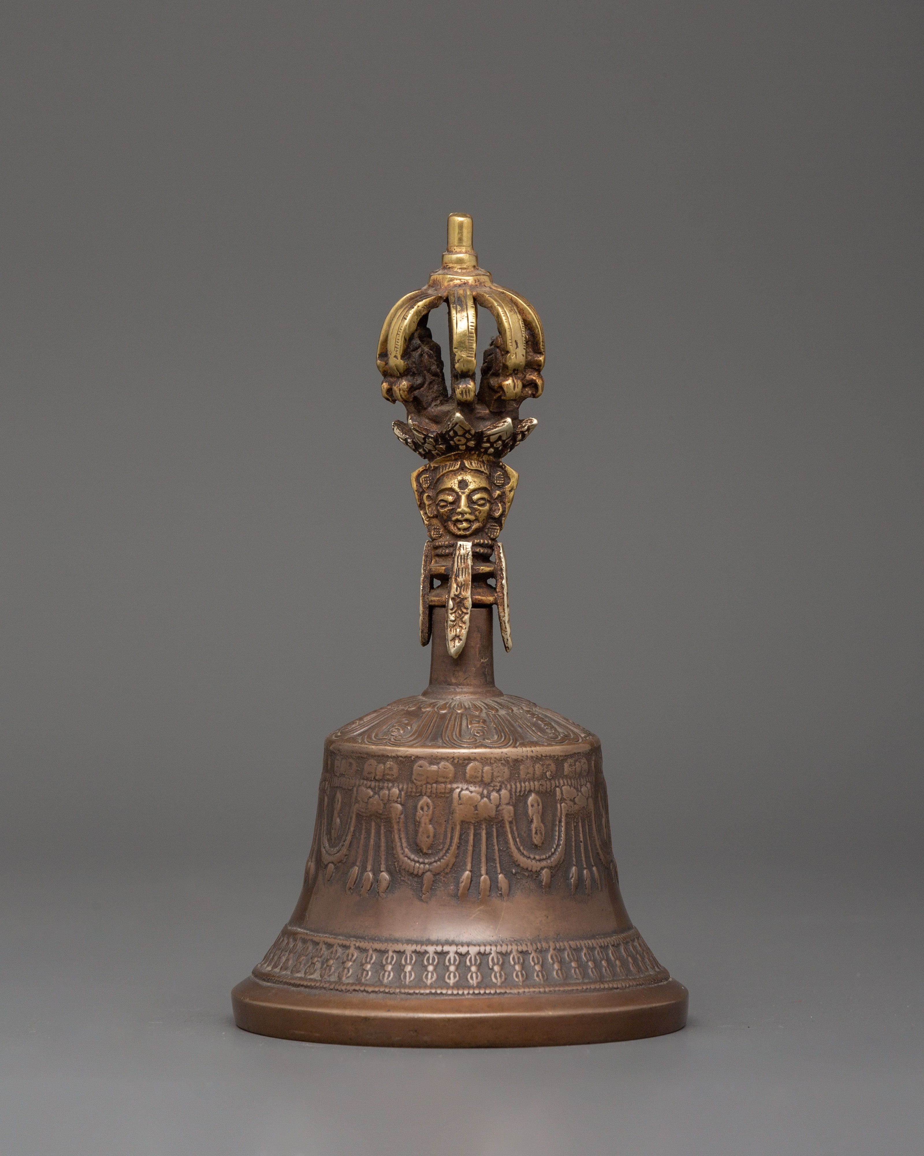 Bell and Vajra Buddhist Ritual Item | Sacred Addition to Spiritual Artifact Collections